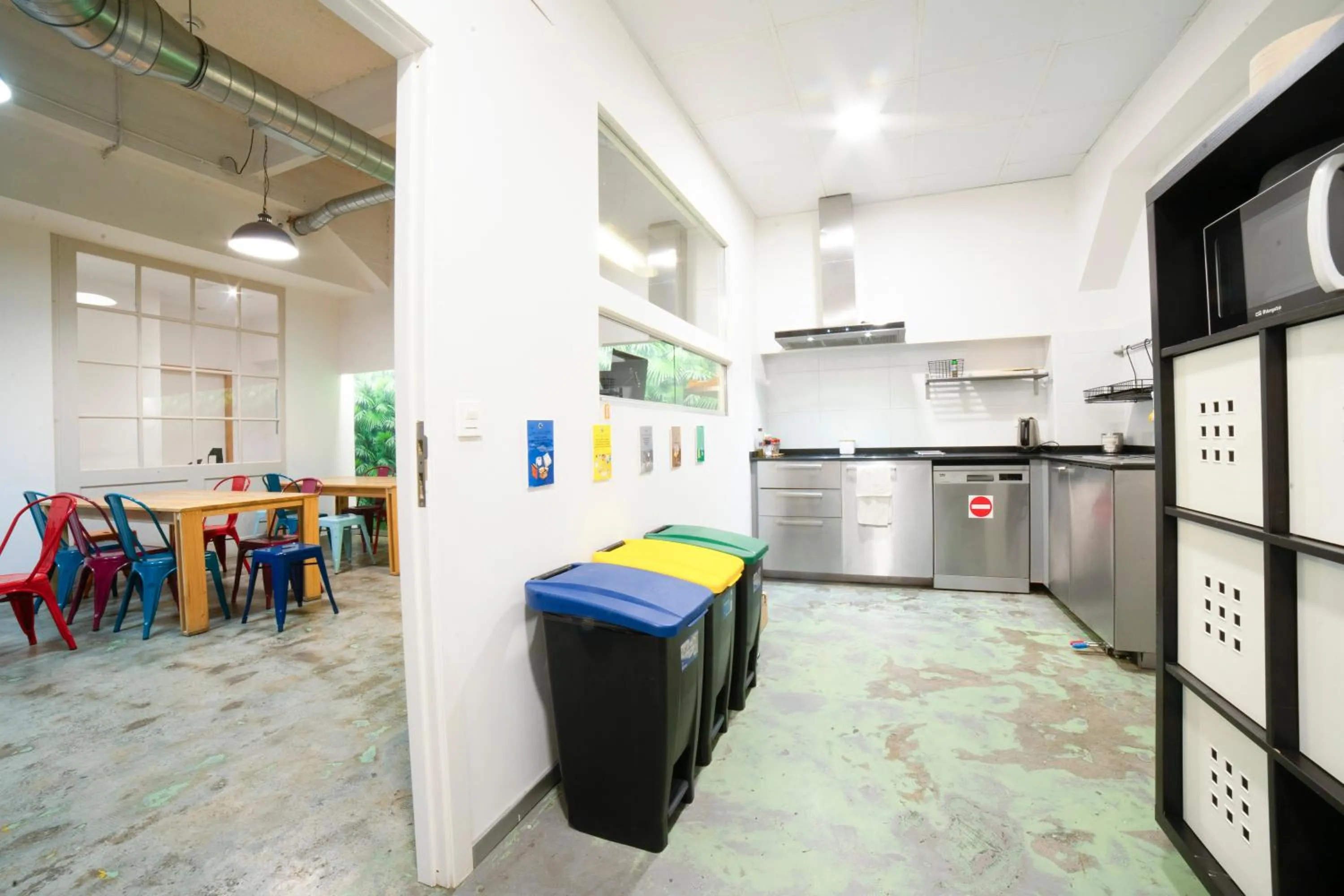 Dining area in Koba Hostel