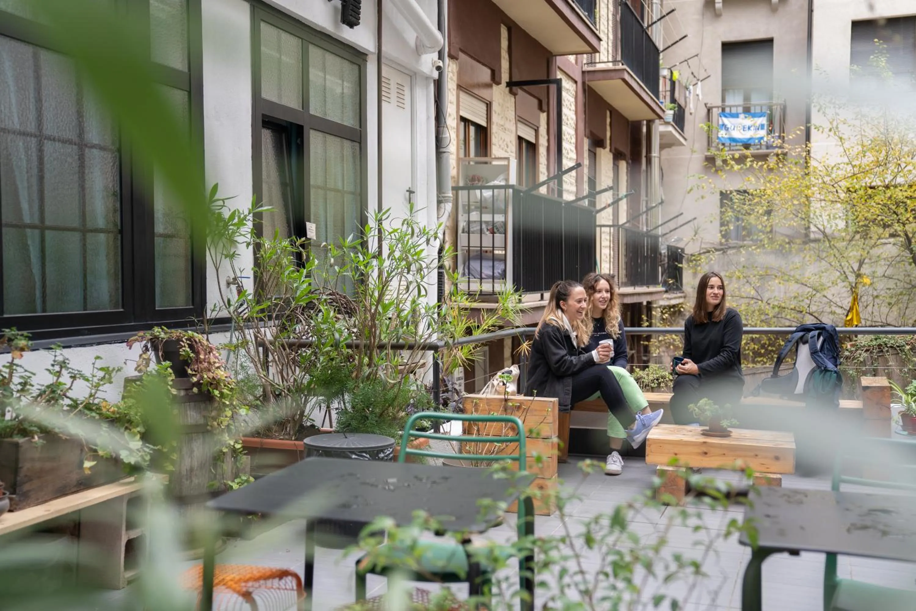 Balcony/Terrace in Koba Hostel