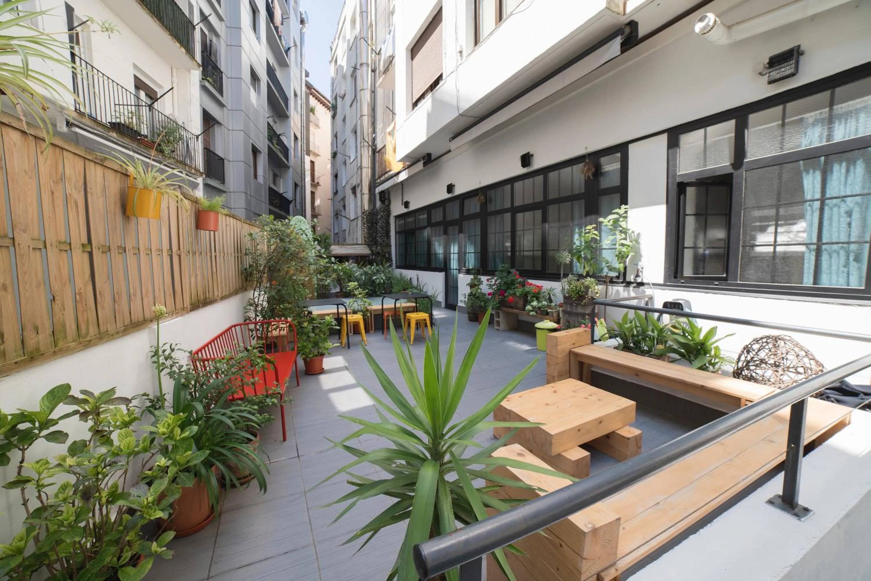 Balcony/Terrace in Koba Hostel