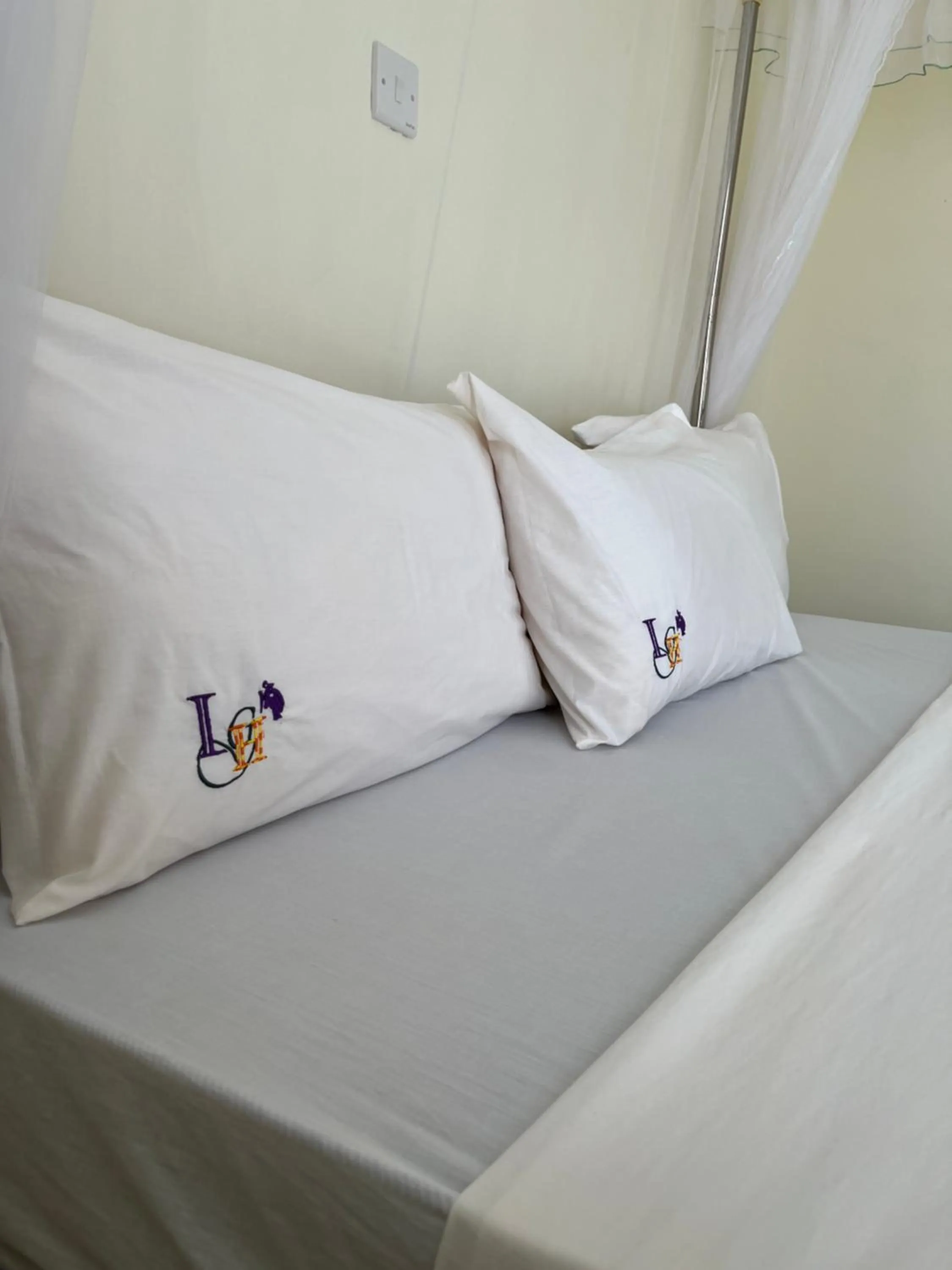 Bed in Lake Jipe Eco Lodge