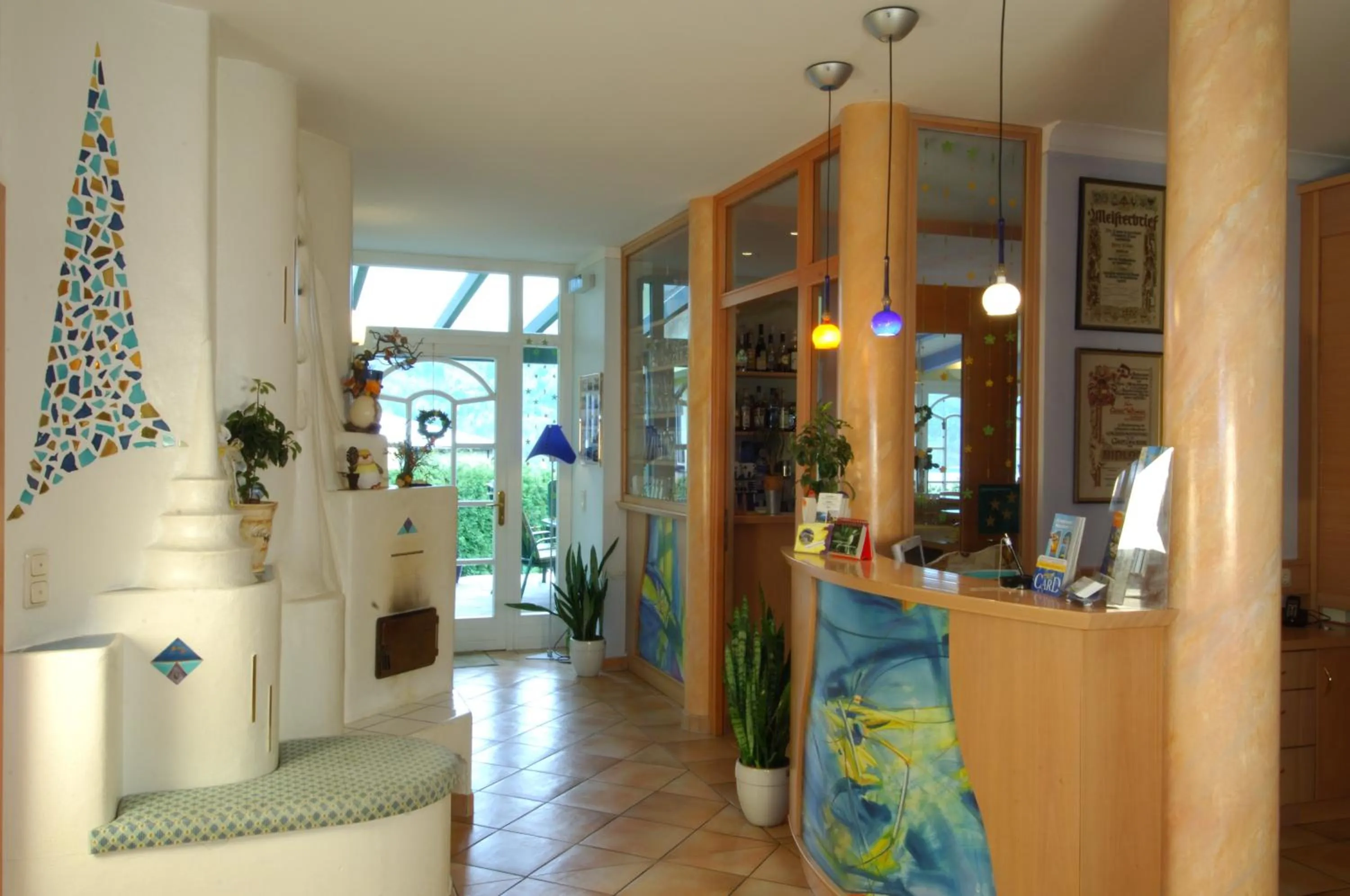 Lobby or reception in Die WUNDER s Ferienpension