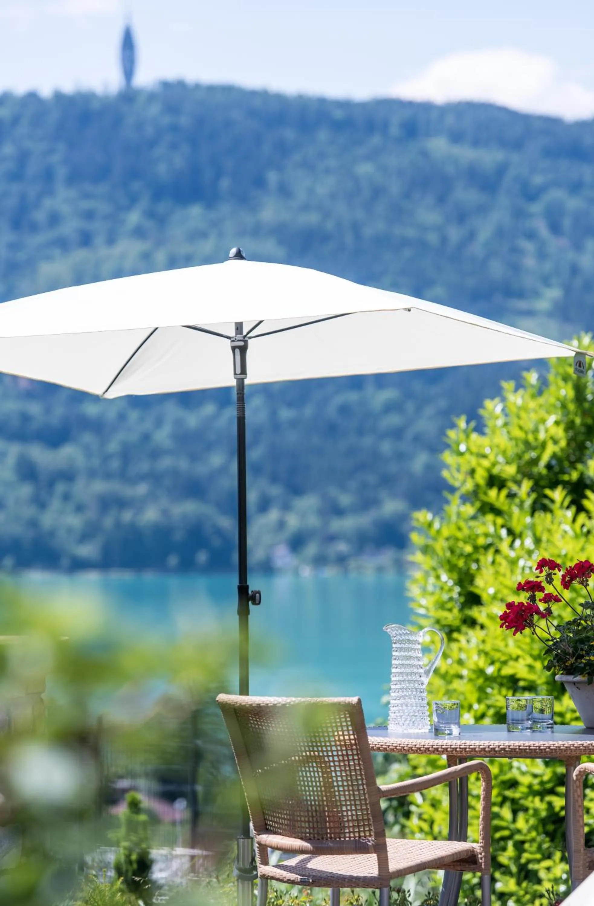 Balcony/Terrace in Die WUNDER s Ferienpension