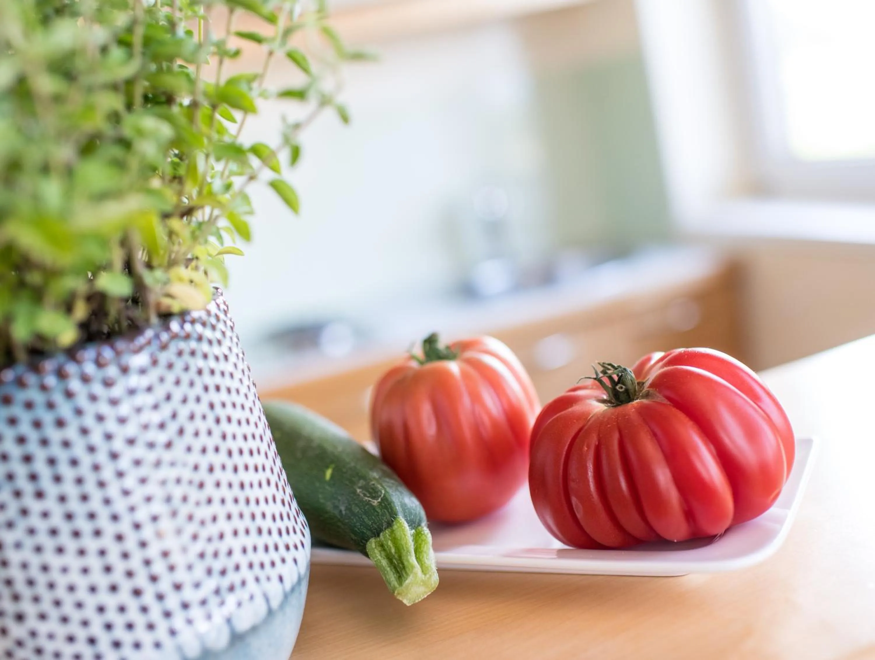 Kitchen or kitchenette in Die WUNDER s Ferienpension