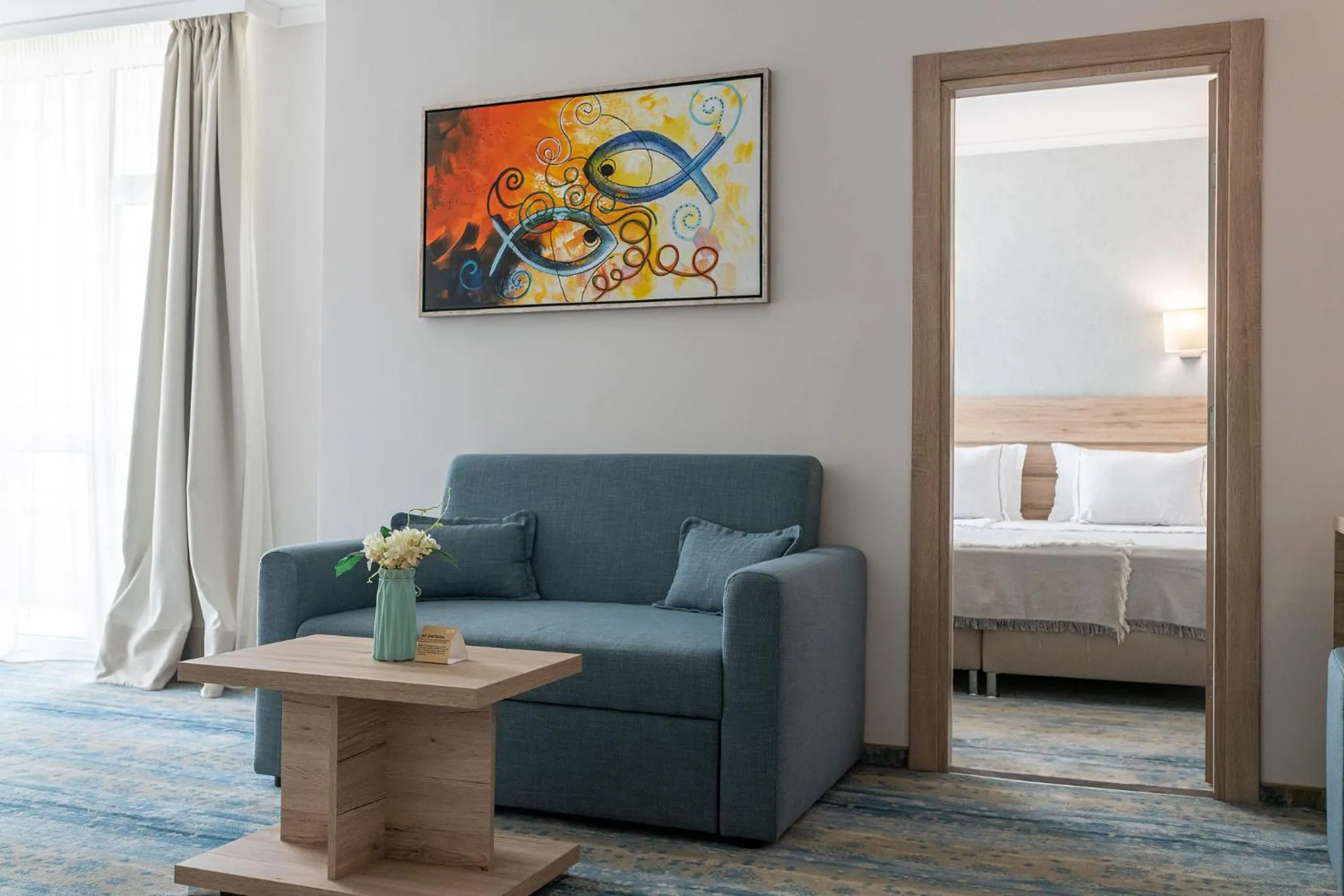 Bed in Hotel Neptun Beach