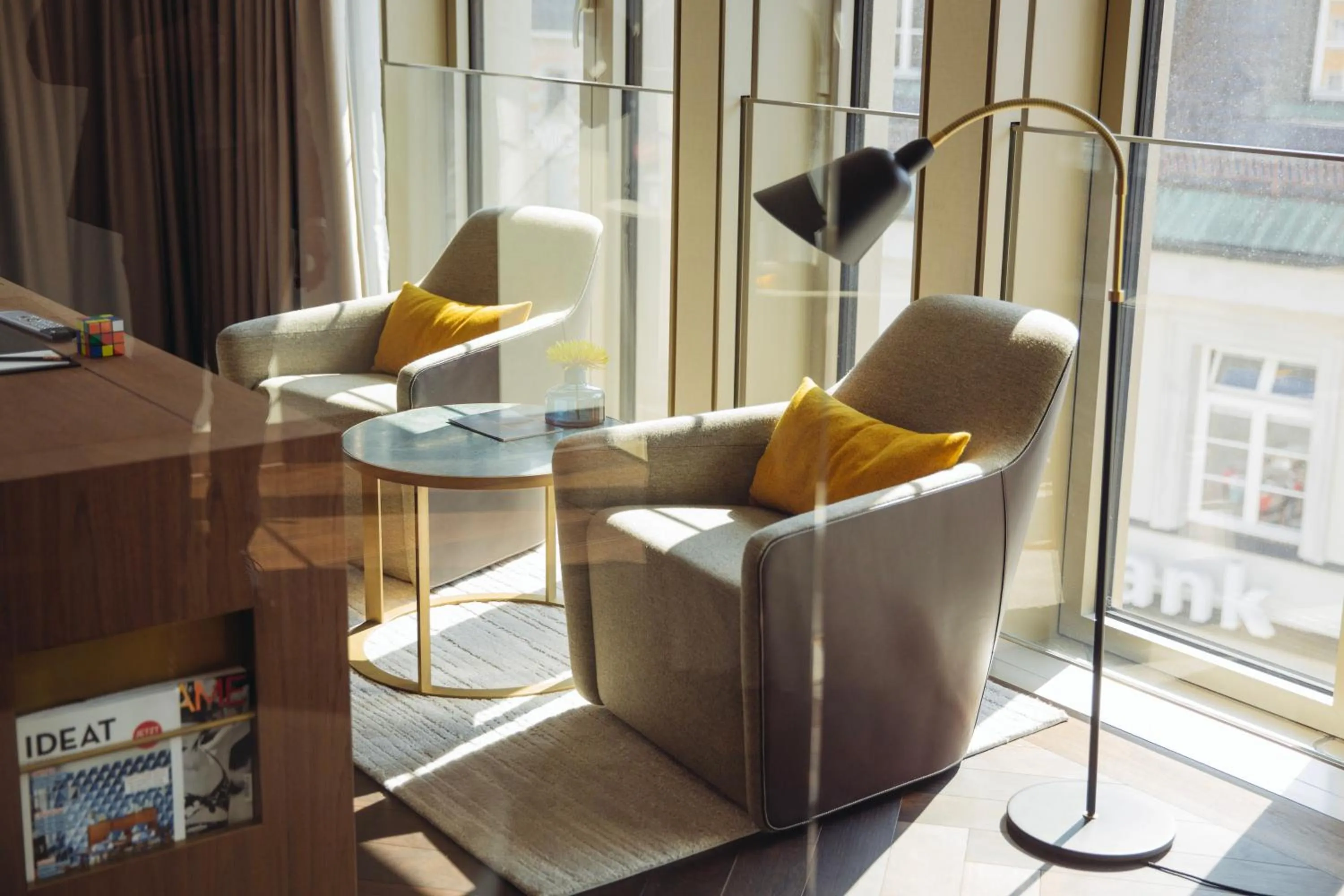 Seating area in BEYOND by Geisel