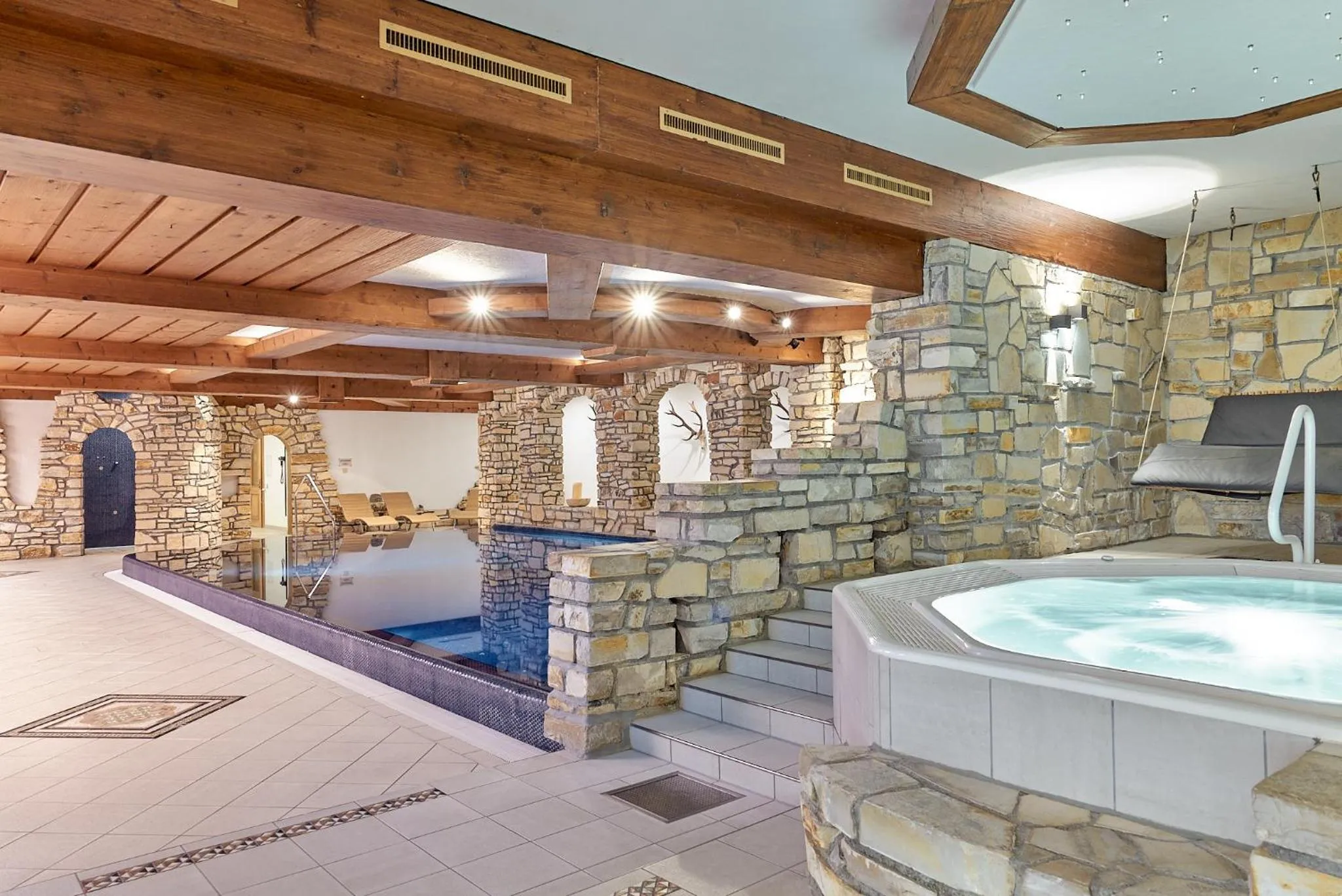 Swimming pool in Aktiv & Spa Hotel Alpenrose