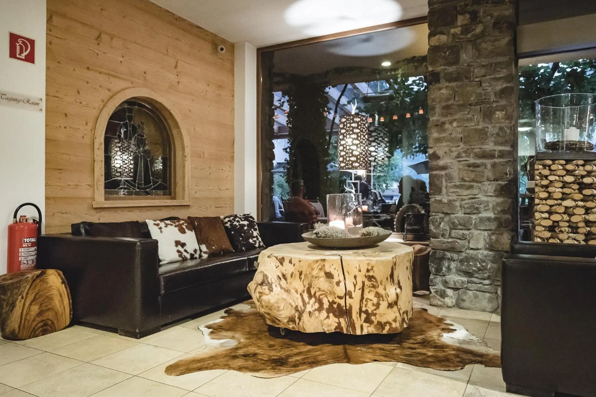 Lobby or reception in Aktiv & Spa Hotel Alpenrose