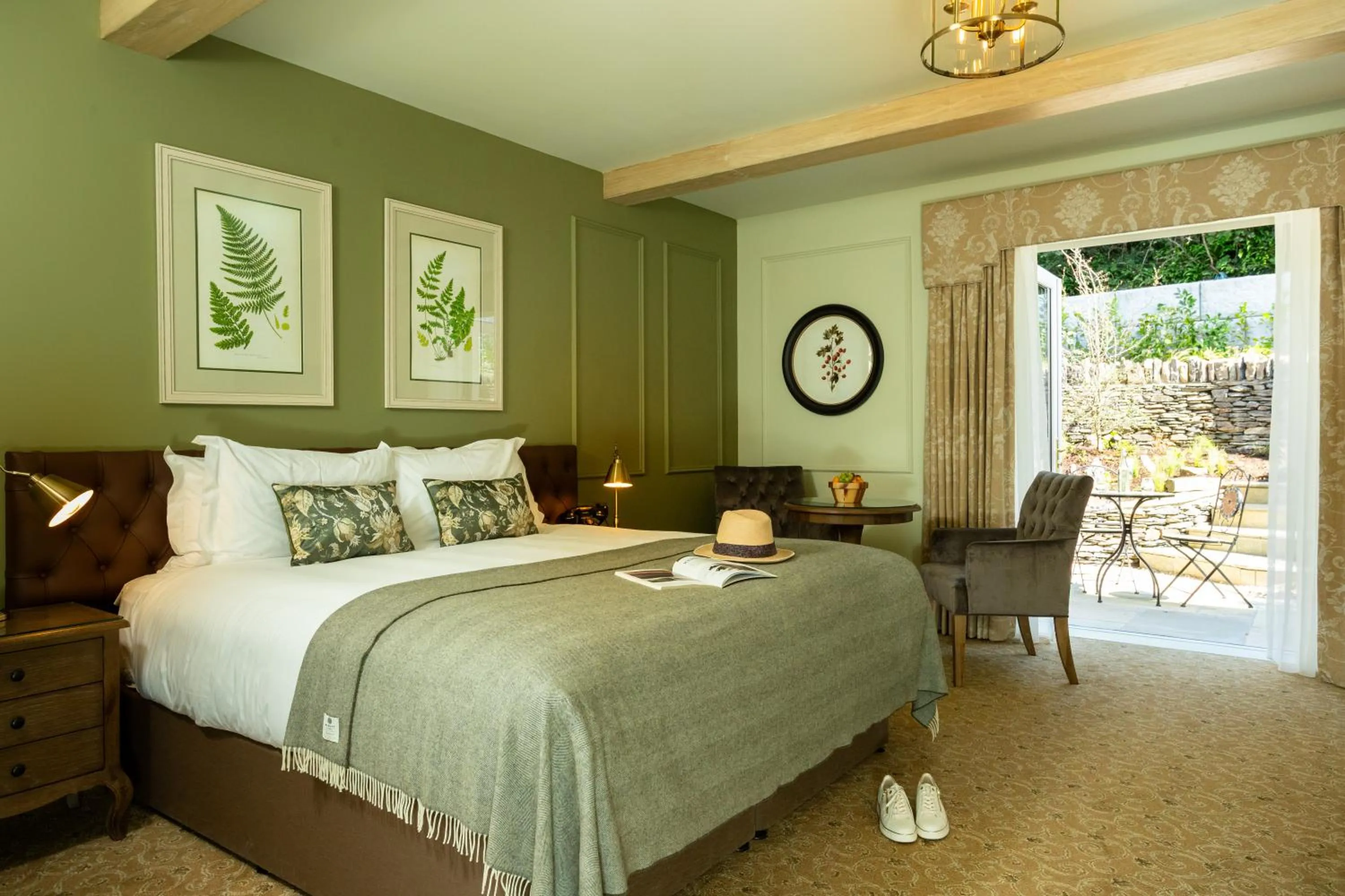 Bed in Fernhill House Hotel & Gardens