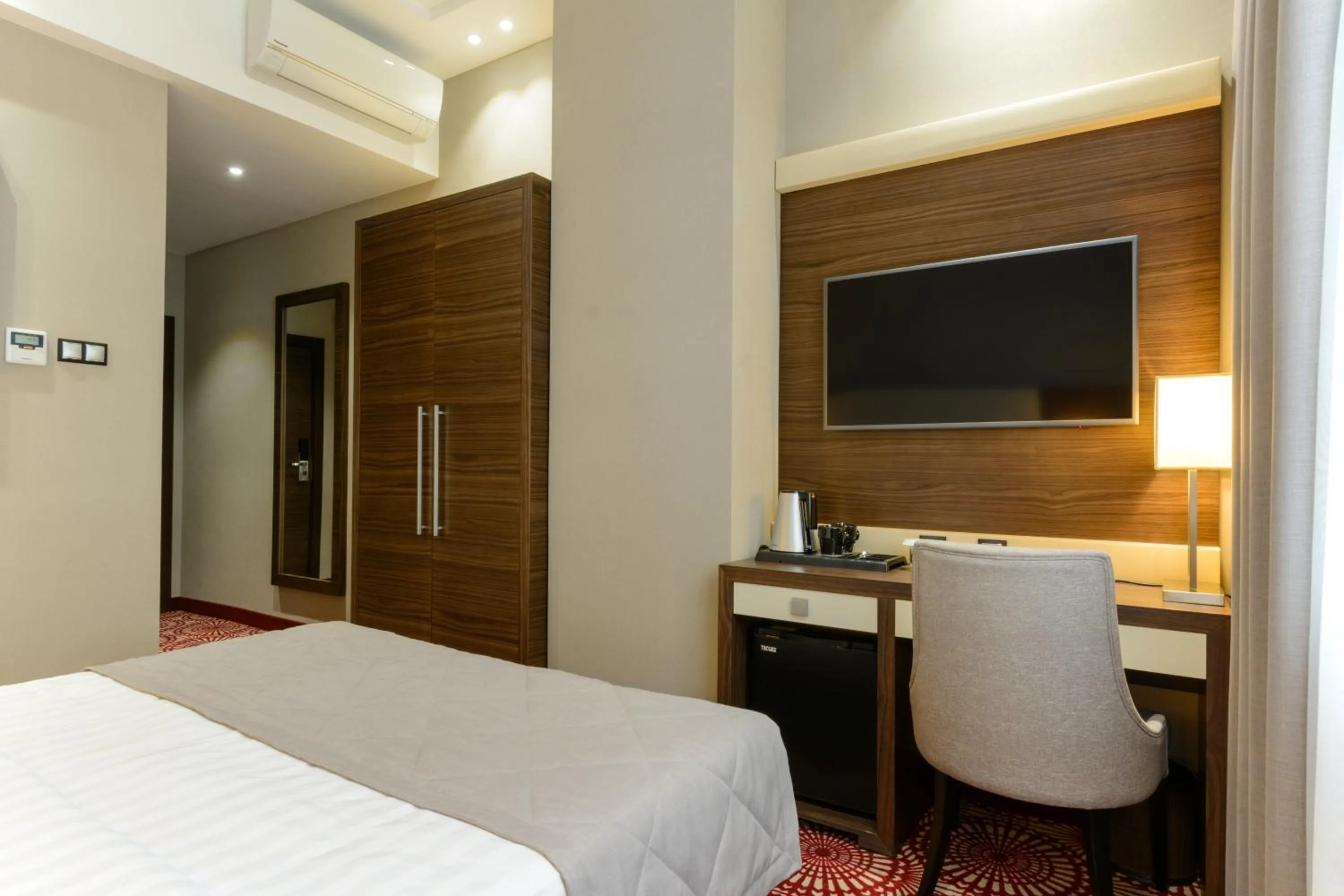 Decorative detail, Bed in Hotel Senator