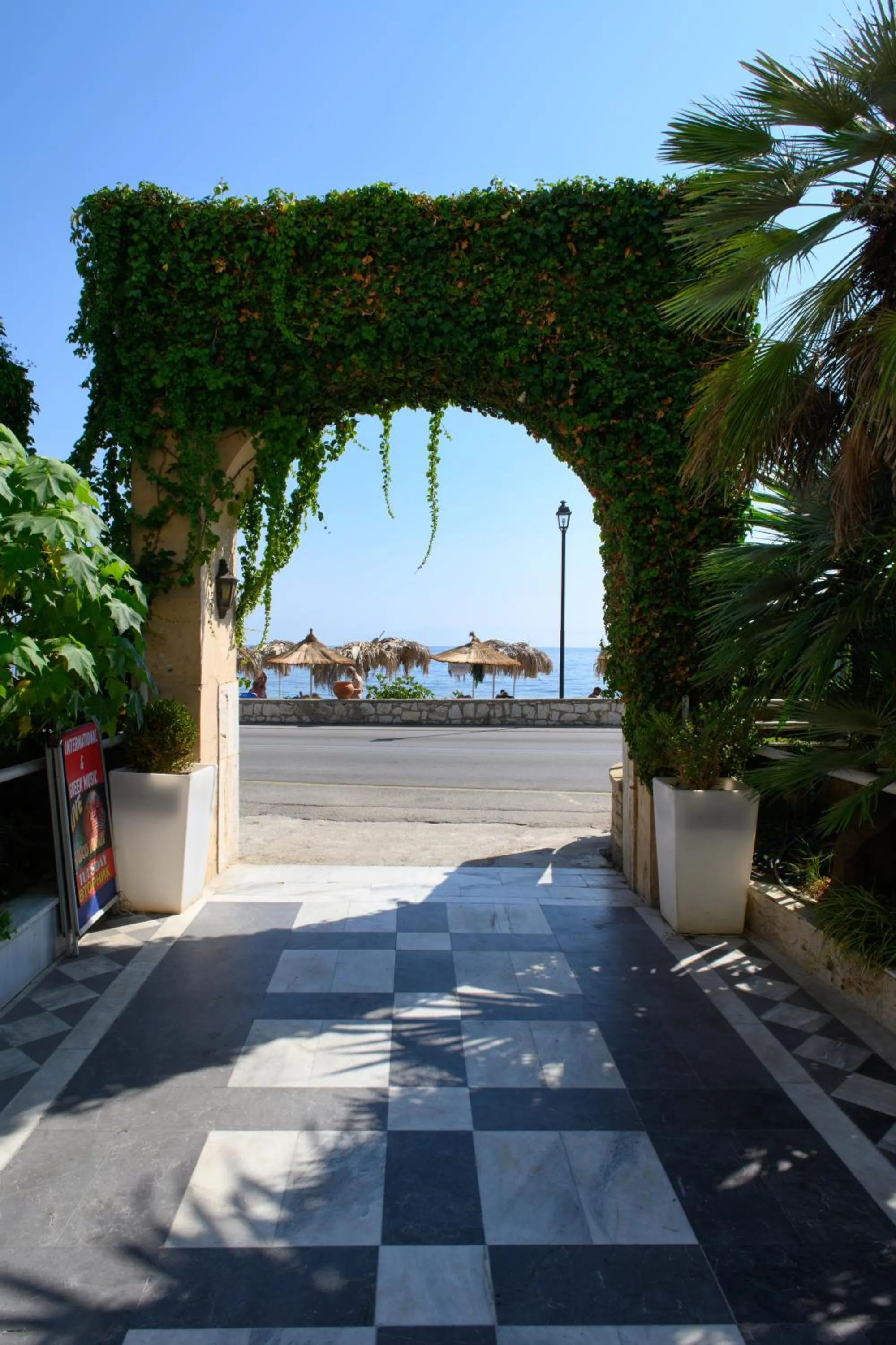 Area and facilities in Potamaki Beach Hotel