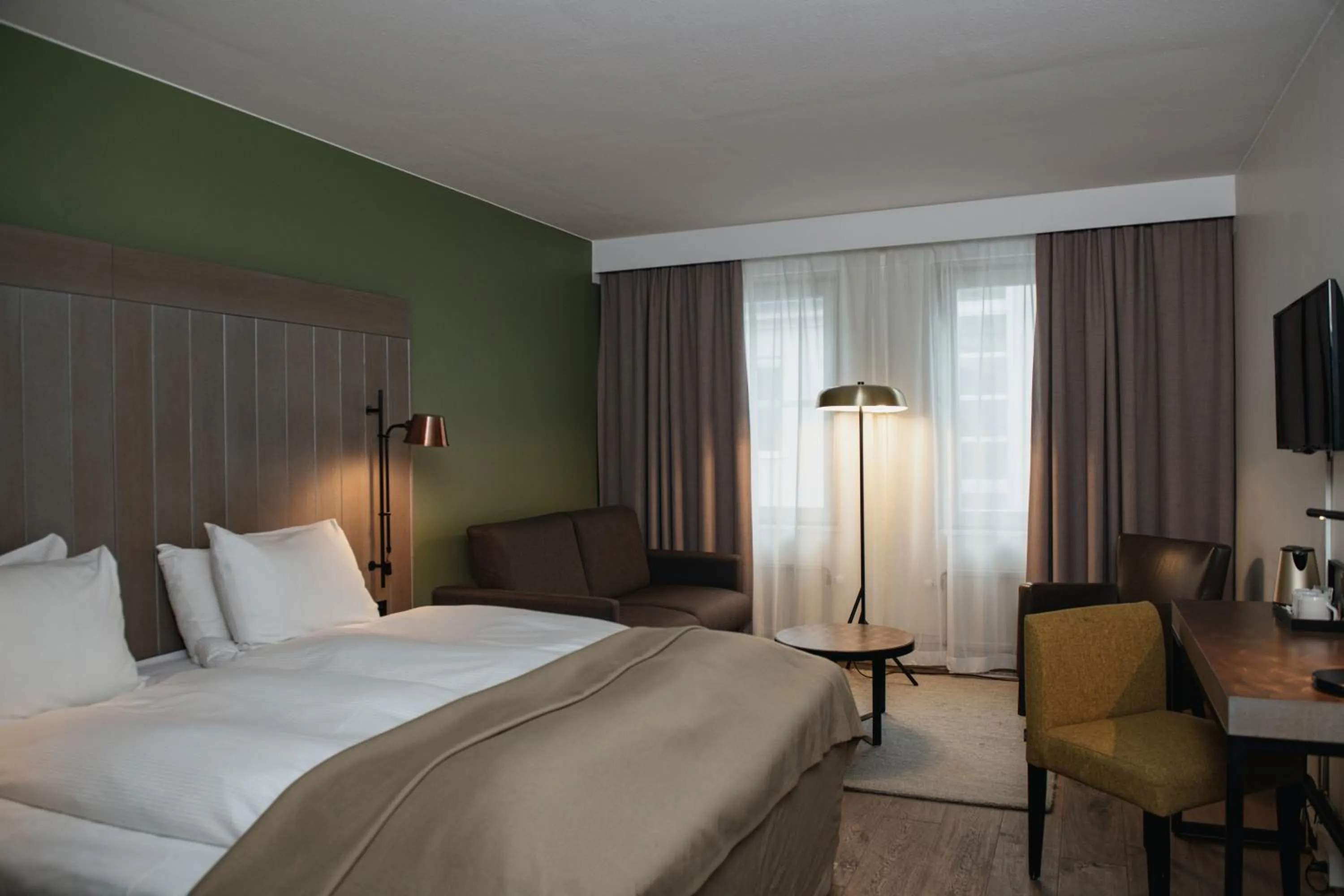 Photo of the whole room, Bed in Quality Hotel Grand Falun