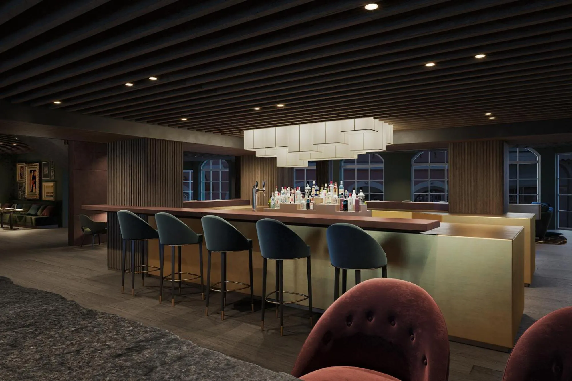 Lounge or bar in Hotel Weisses Roessl