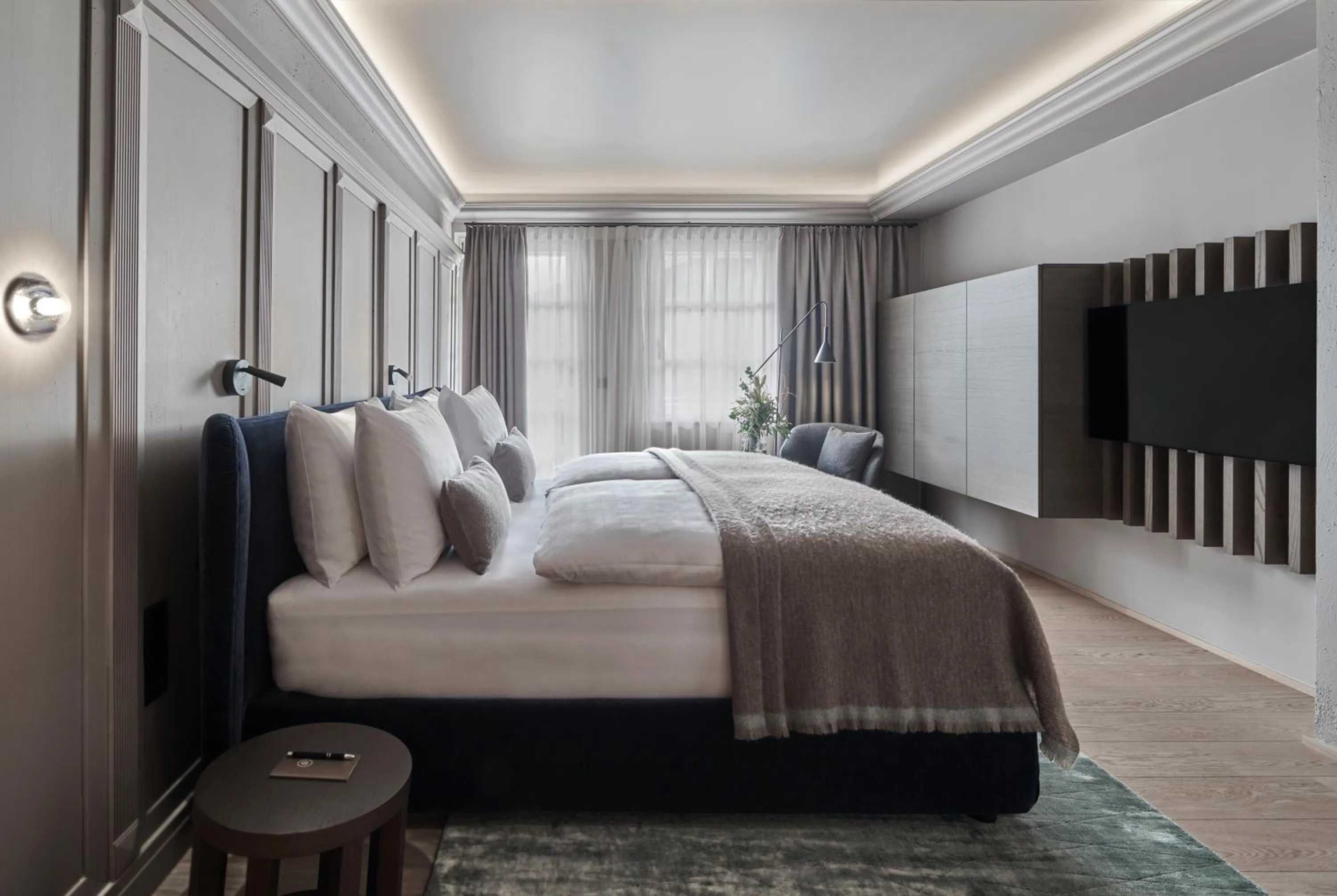 Bedroom, Bed in Hotel Weisses Roessl