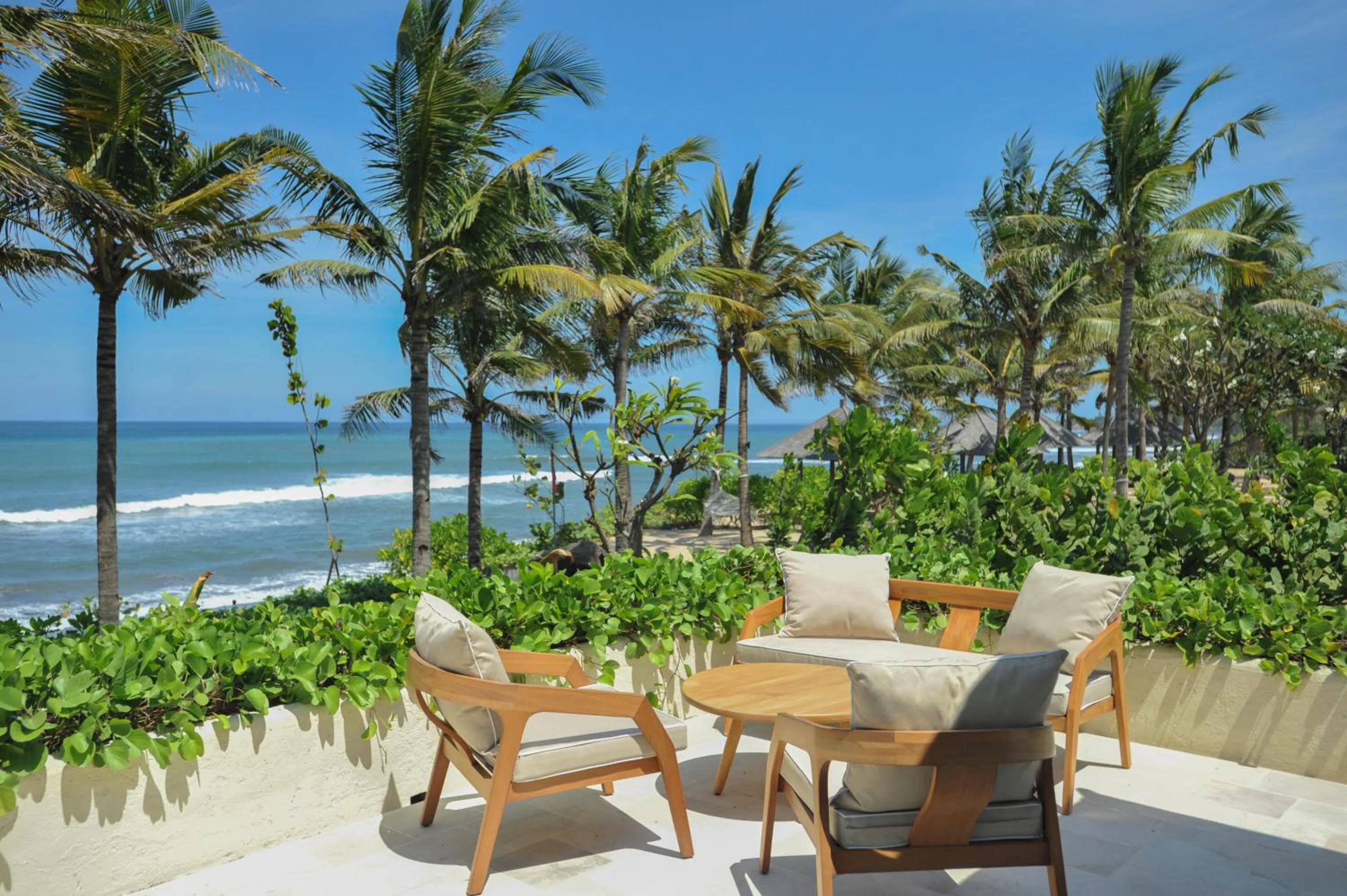 Seating area in Komaneka at Keramas Beach