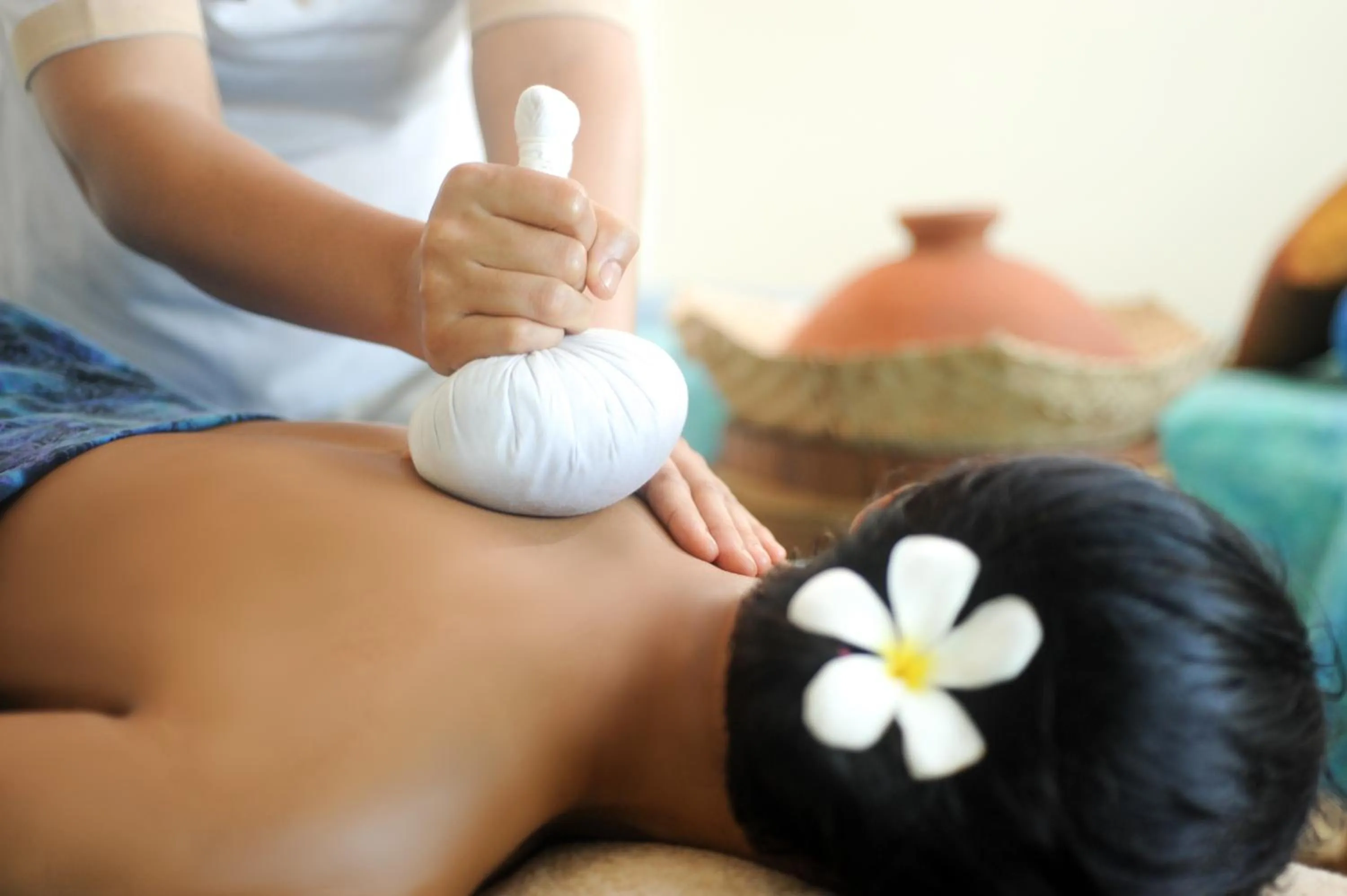 Massage in Komaneka at Keramas Beach