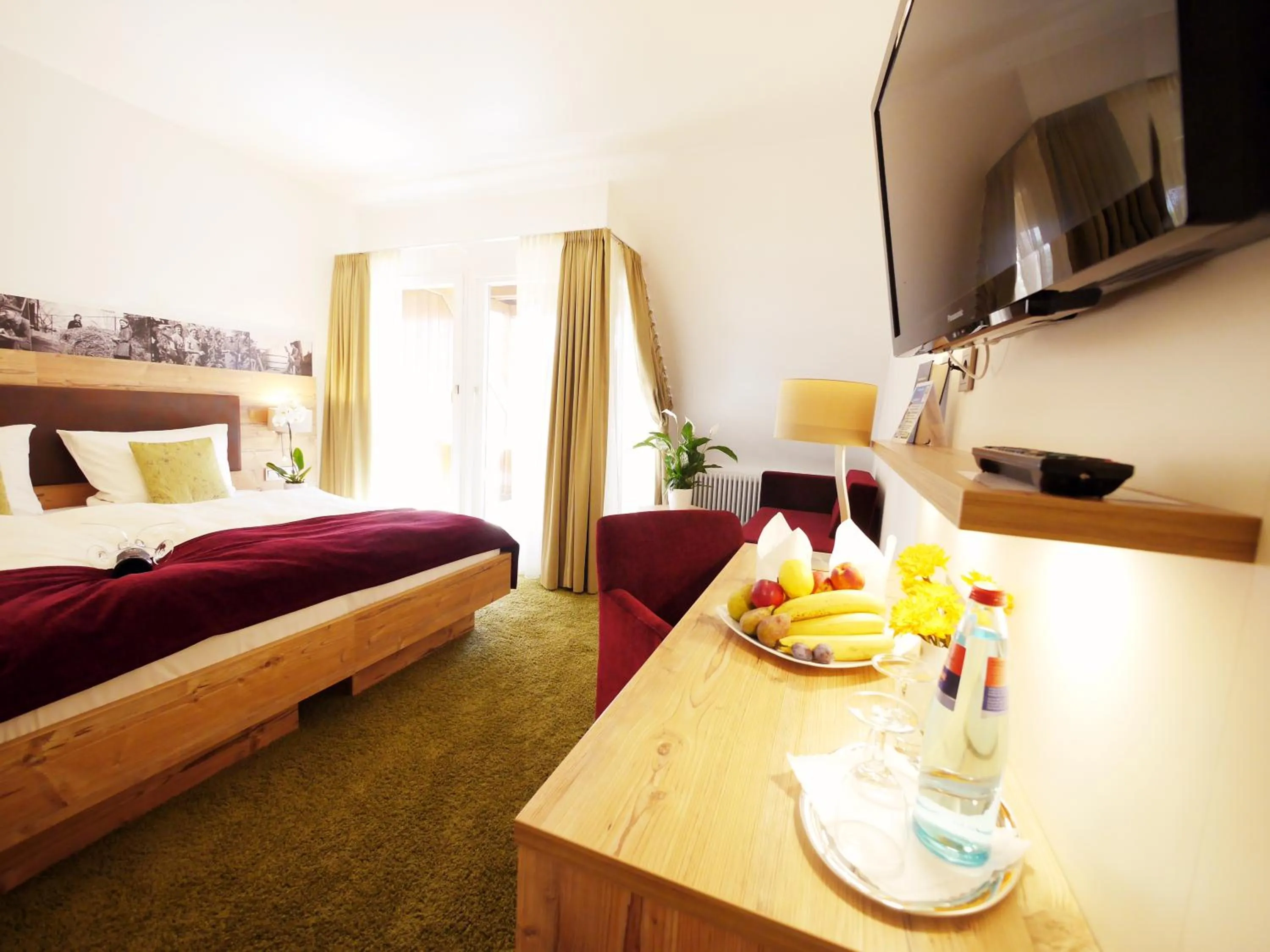 Bed in Kreuz-Post Hotel-Restaurant-SPA