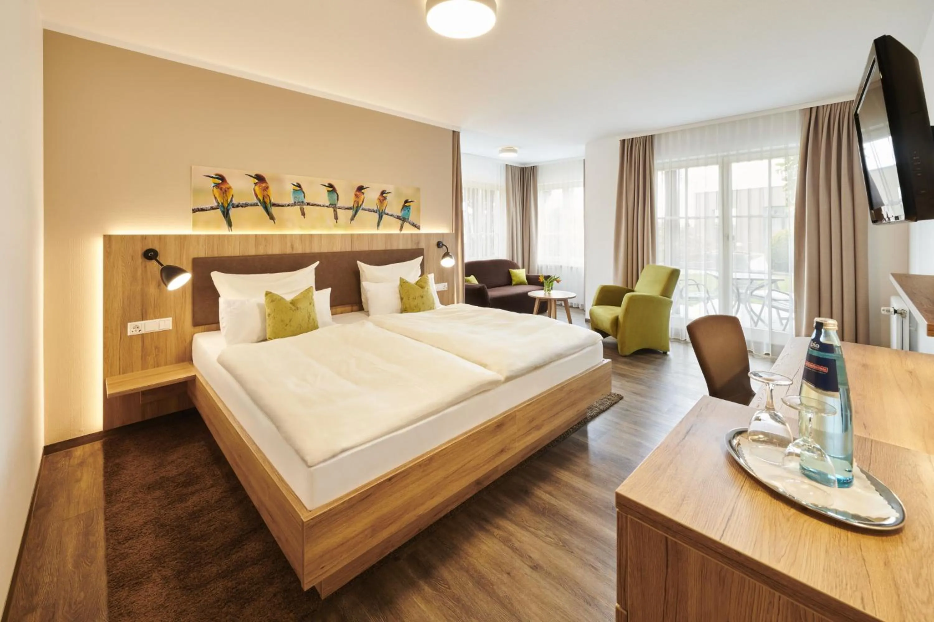 Photo of the whole room, Bed in Kreuz-Post Hotel-Restaurant-SPA