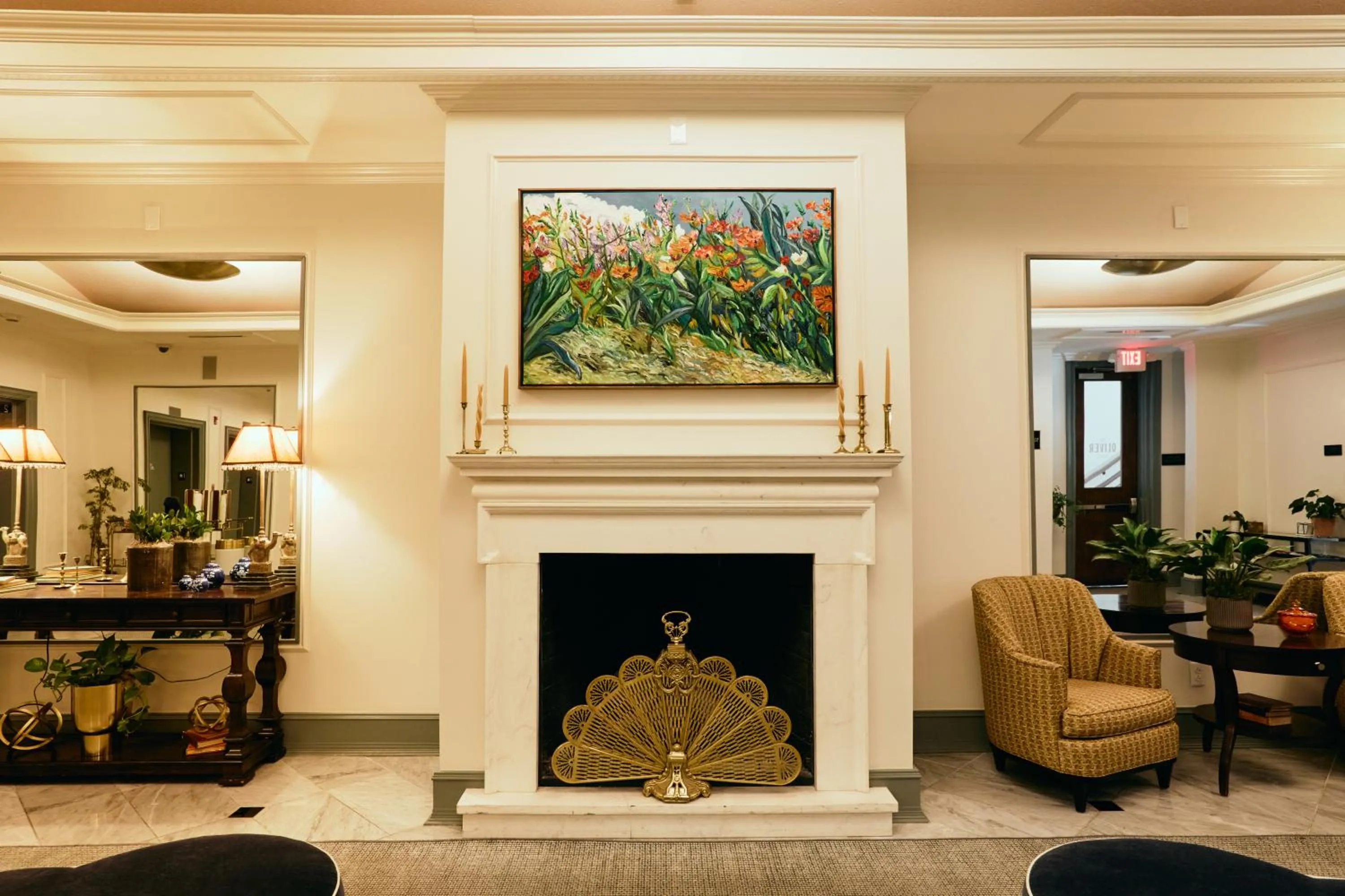 Lobby or reception in The Oliver, Oxford