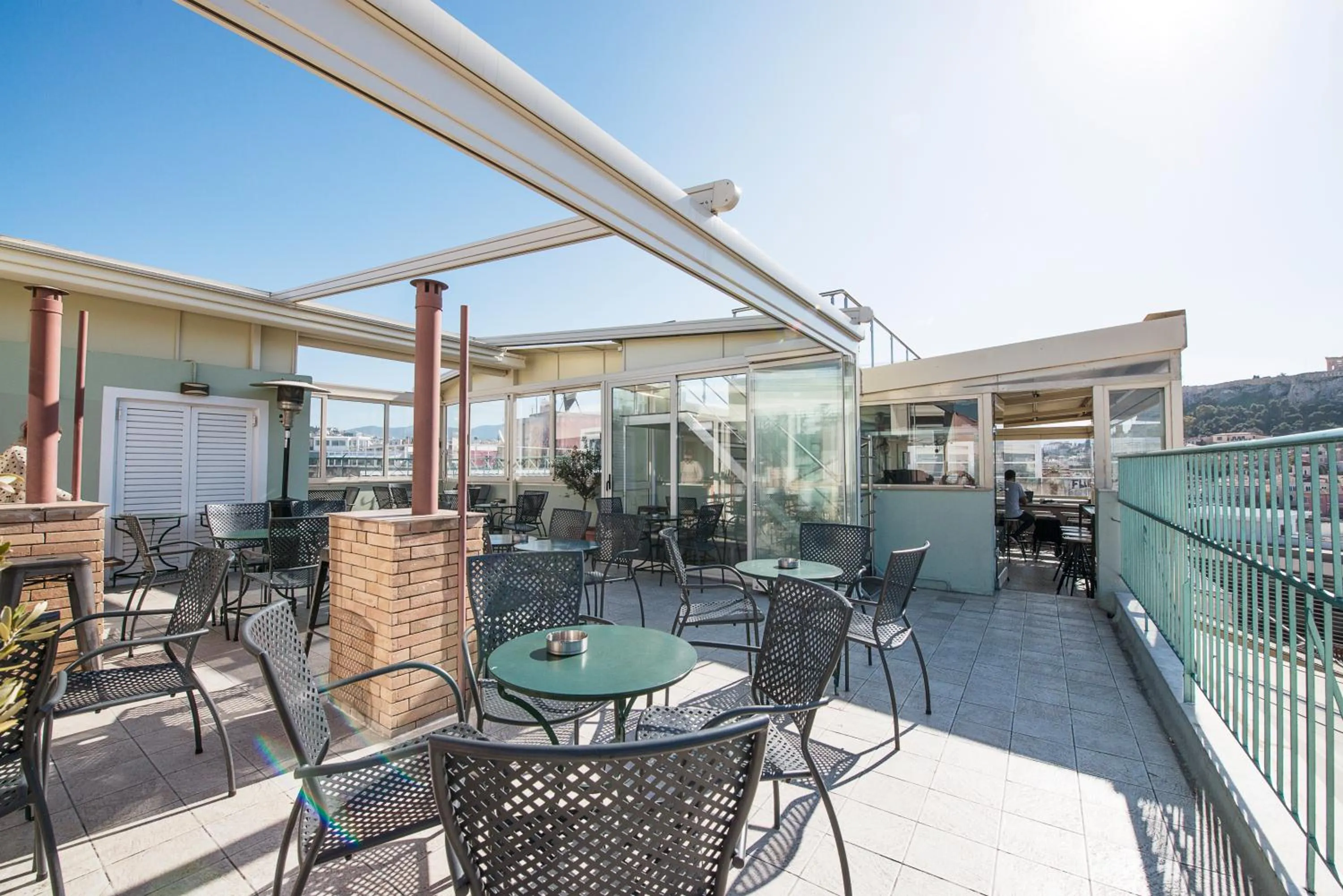 Balcony/Terrace in Safestay Athens Monastiraki
