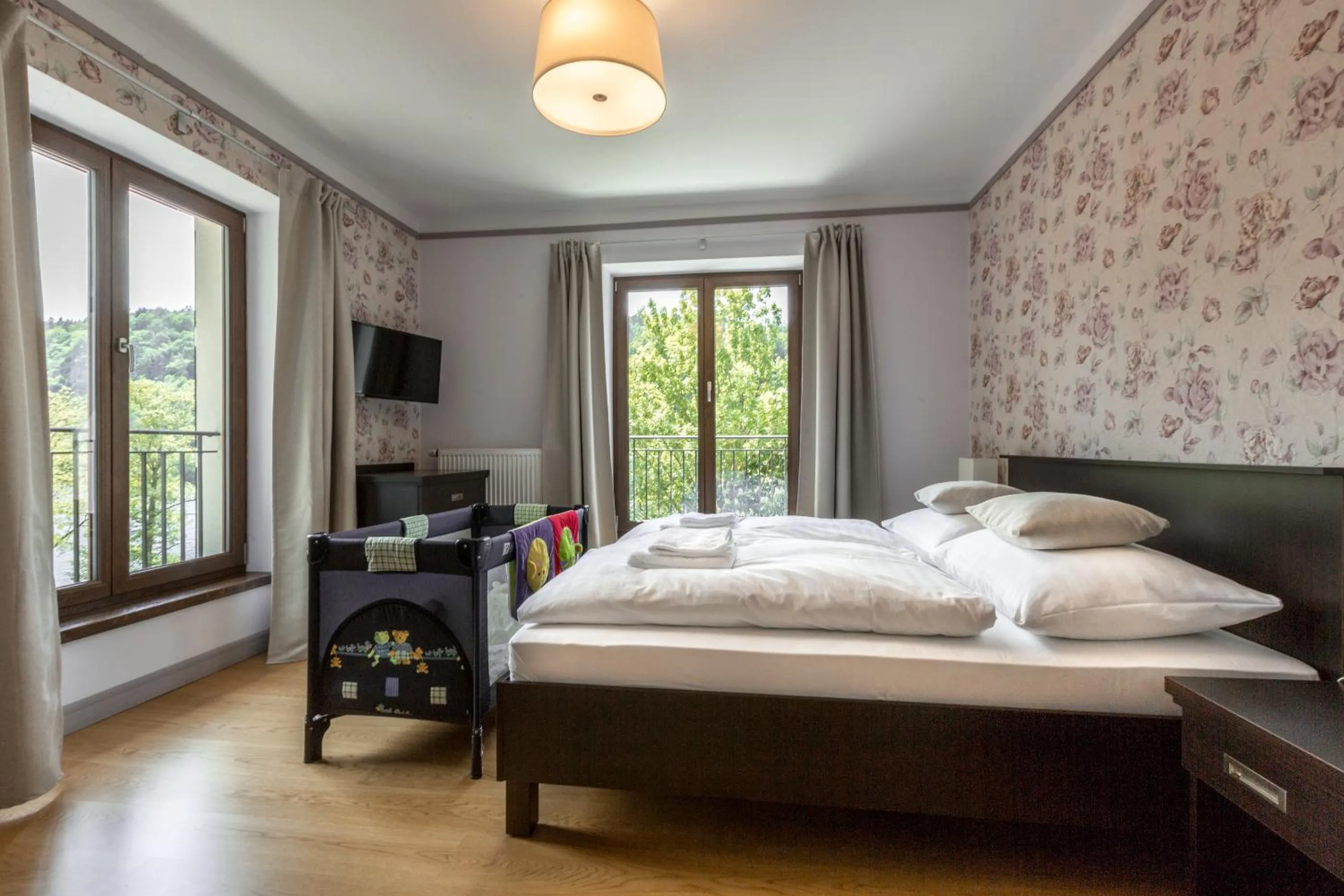 Photo of the whole room, Bed in Hotel Mandát