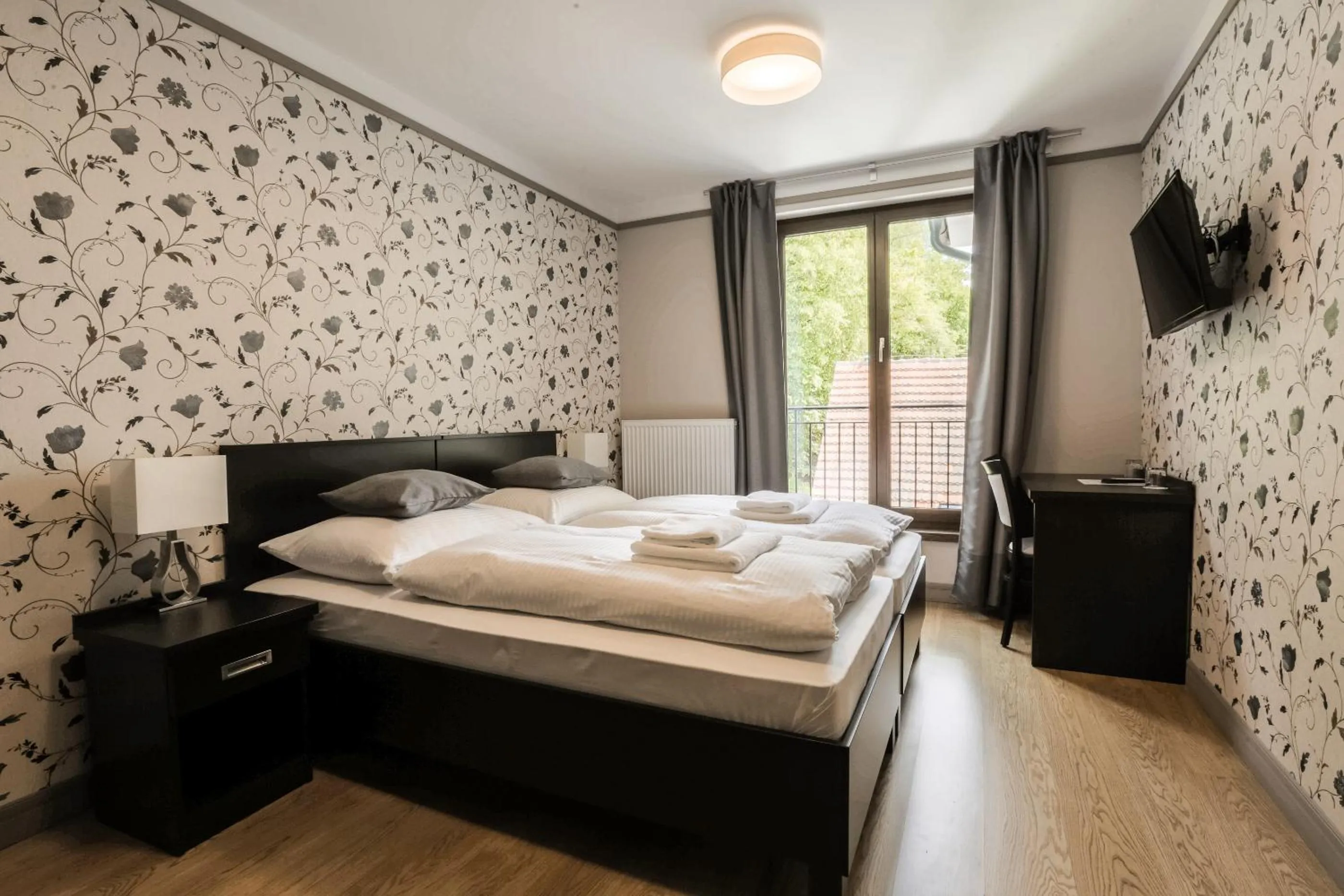 Photo of the whole room, Bed in Hotel Mandát