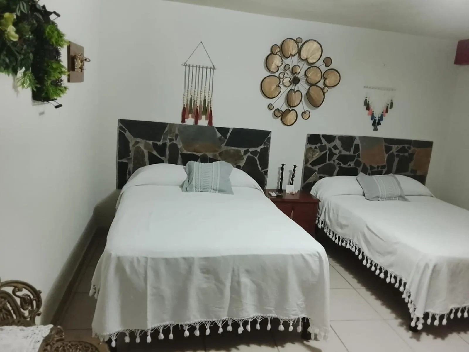 Bed in Grann Posada Xilitla