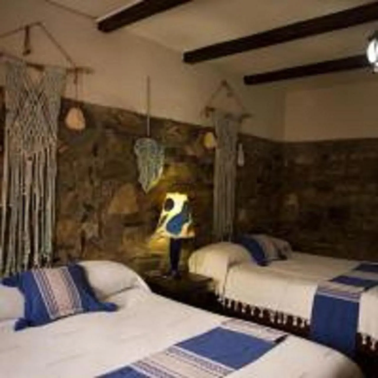 Bed in Grann Posada Xilitla