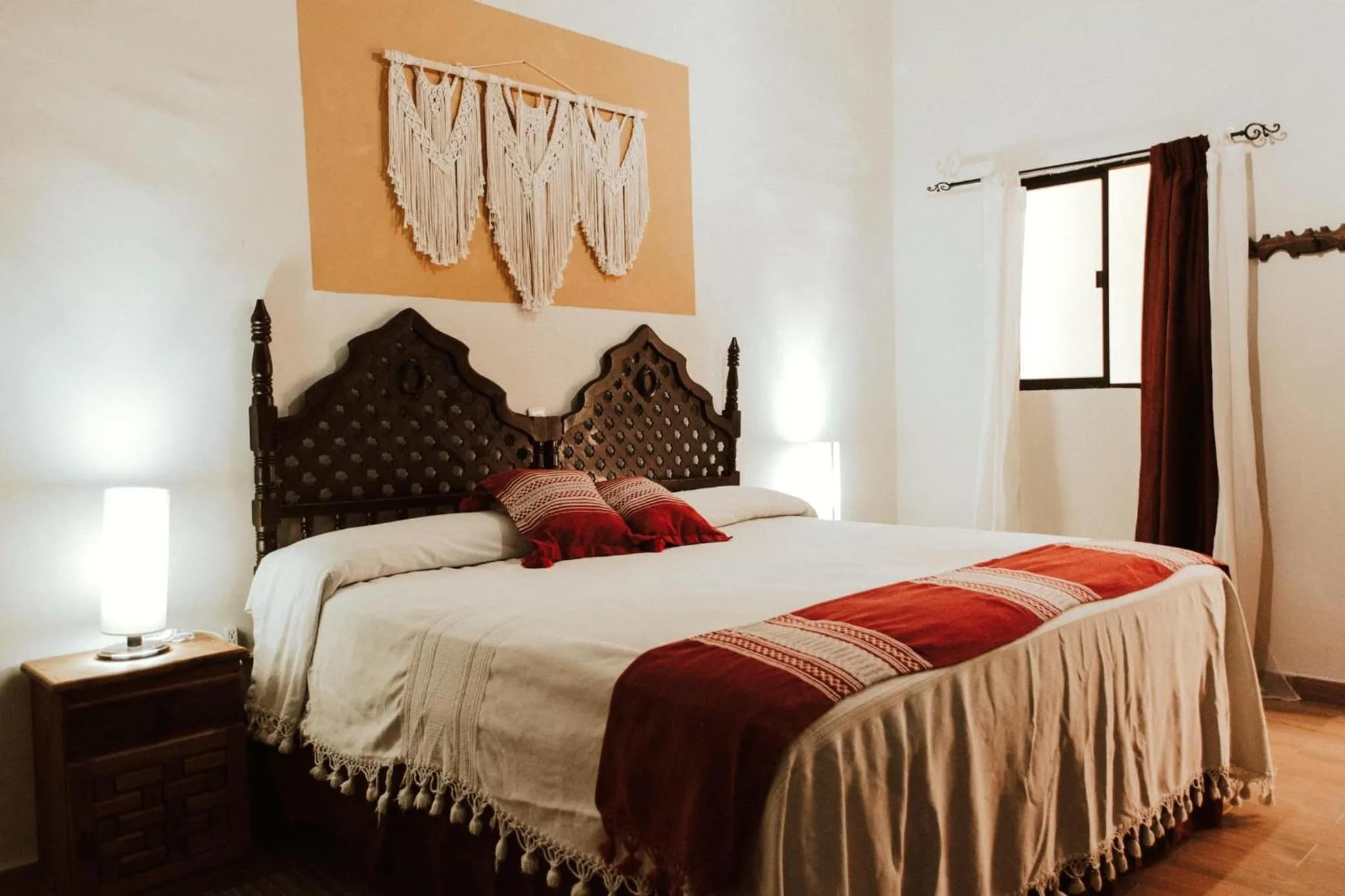 Bed in Grann Posada Xilitla