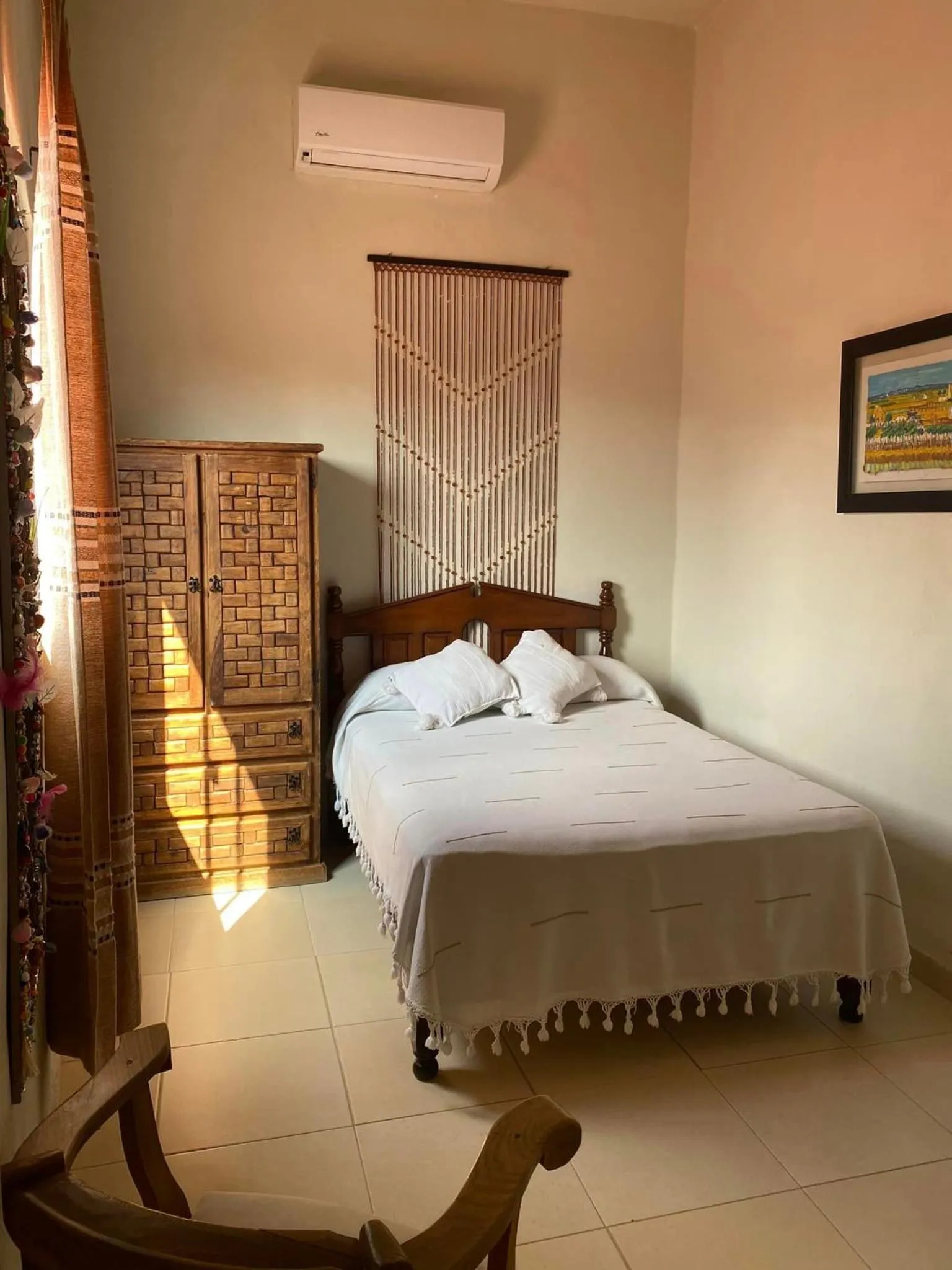 Bed in Grann Posada Xilitla