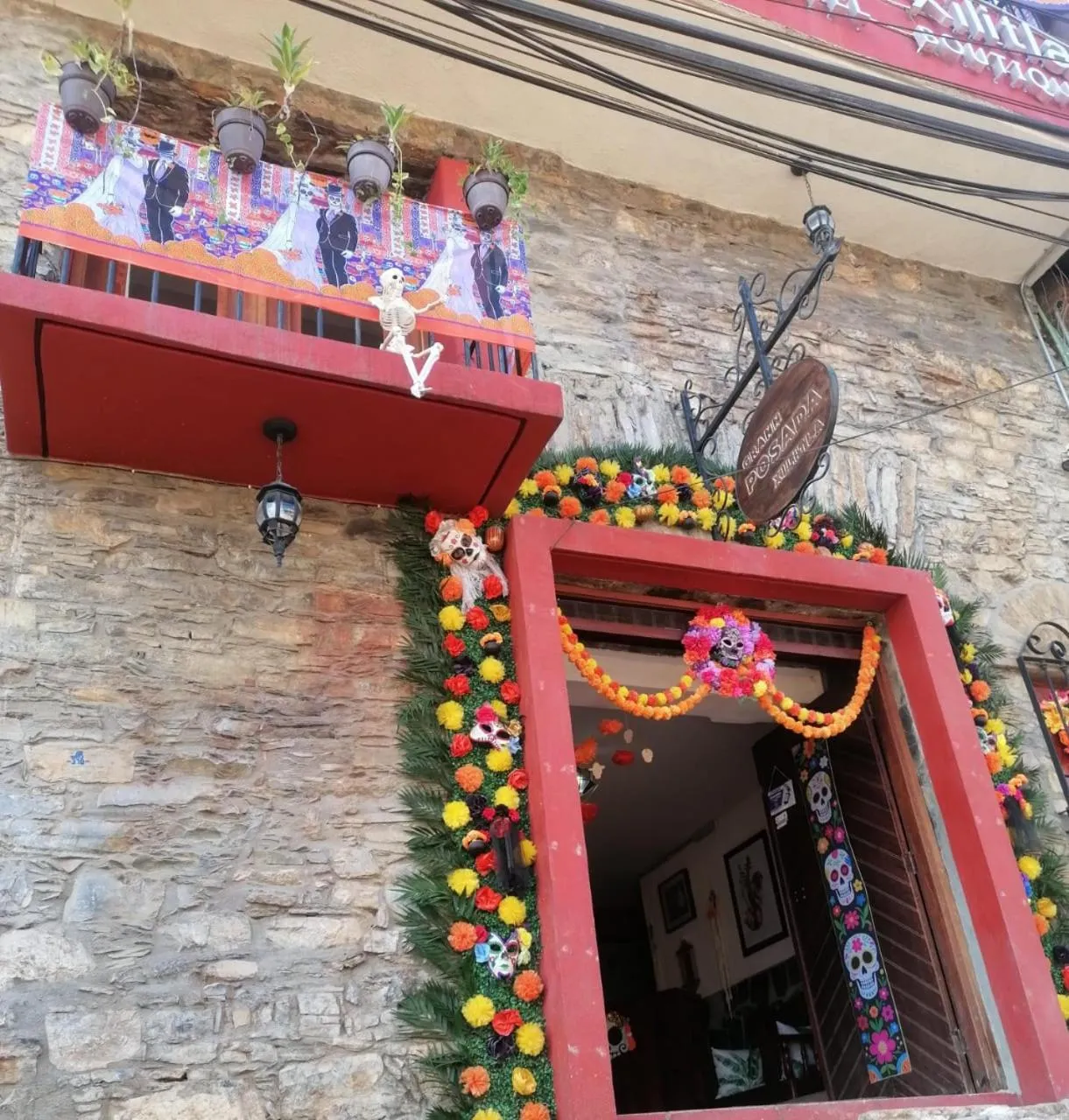 Facade/entrance in Grann Posada Xilitla