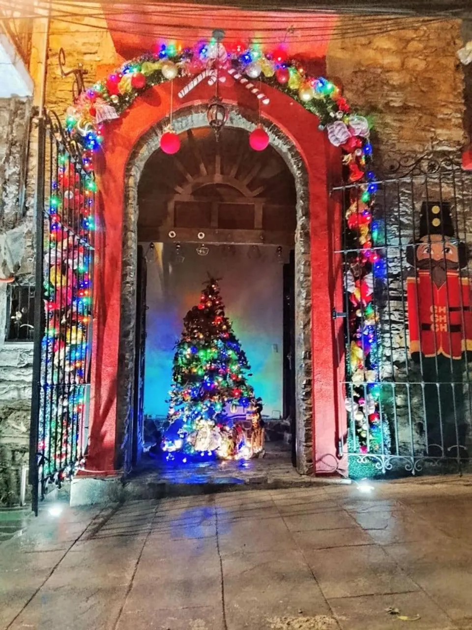 Facade/entrance in Grann Posada Xilitla