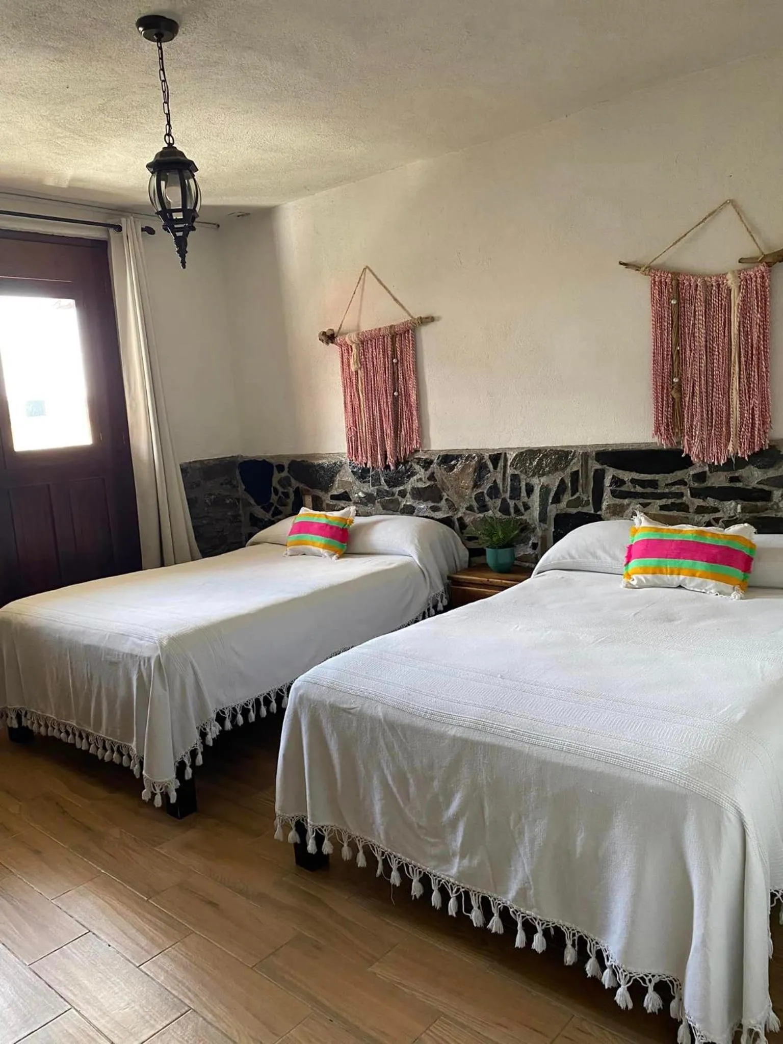 air conditioner, Bed in Grann Posada Xilitla
