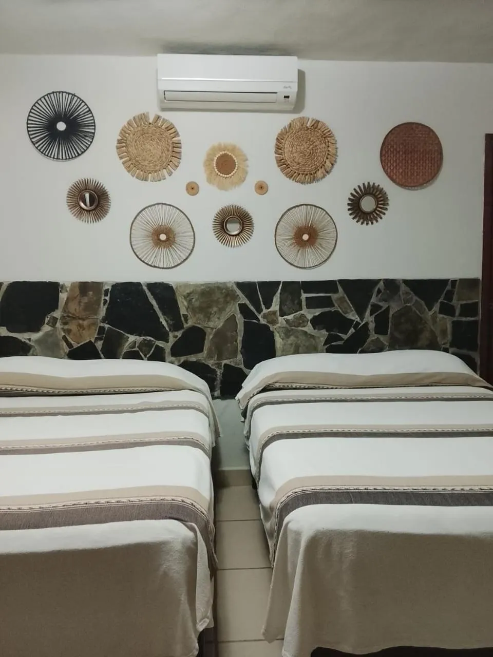 Bed in Grann Posada Xilitla