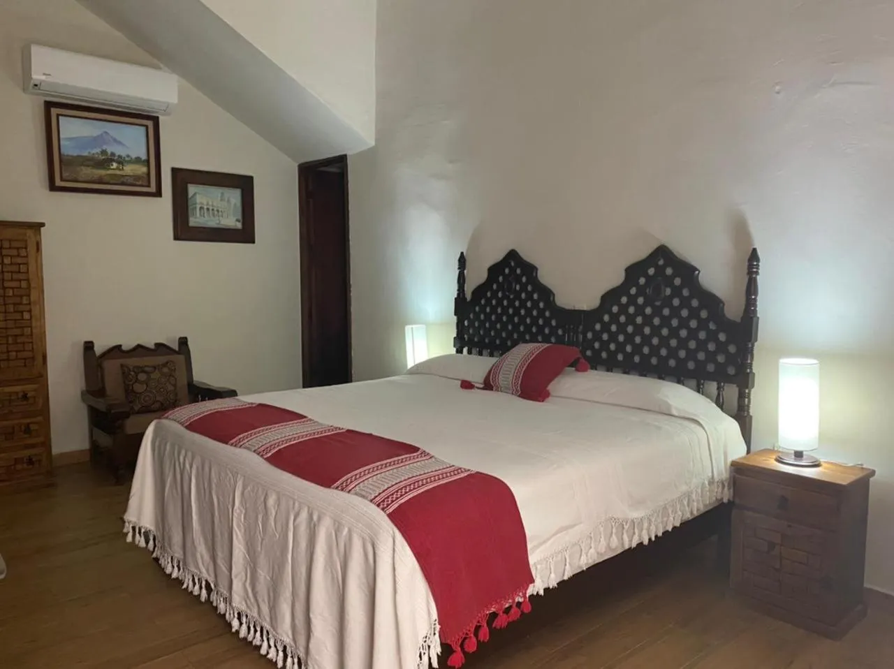 Bed in Grann Posada Xilitla