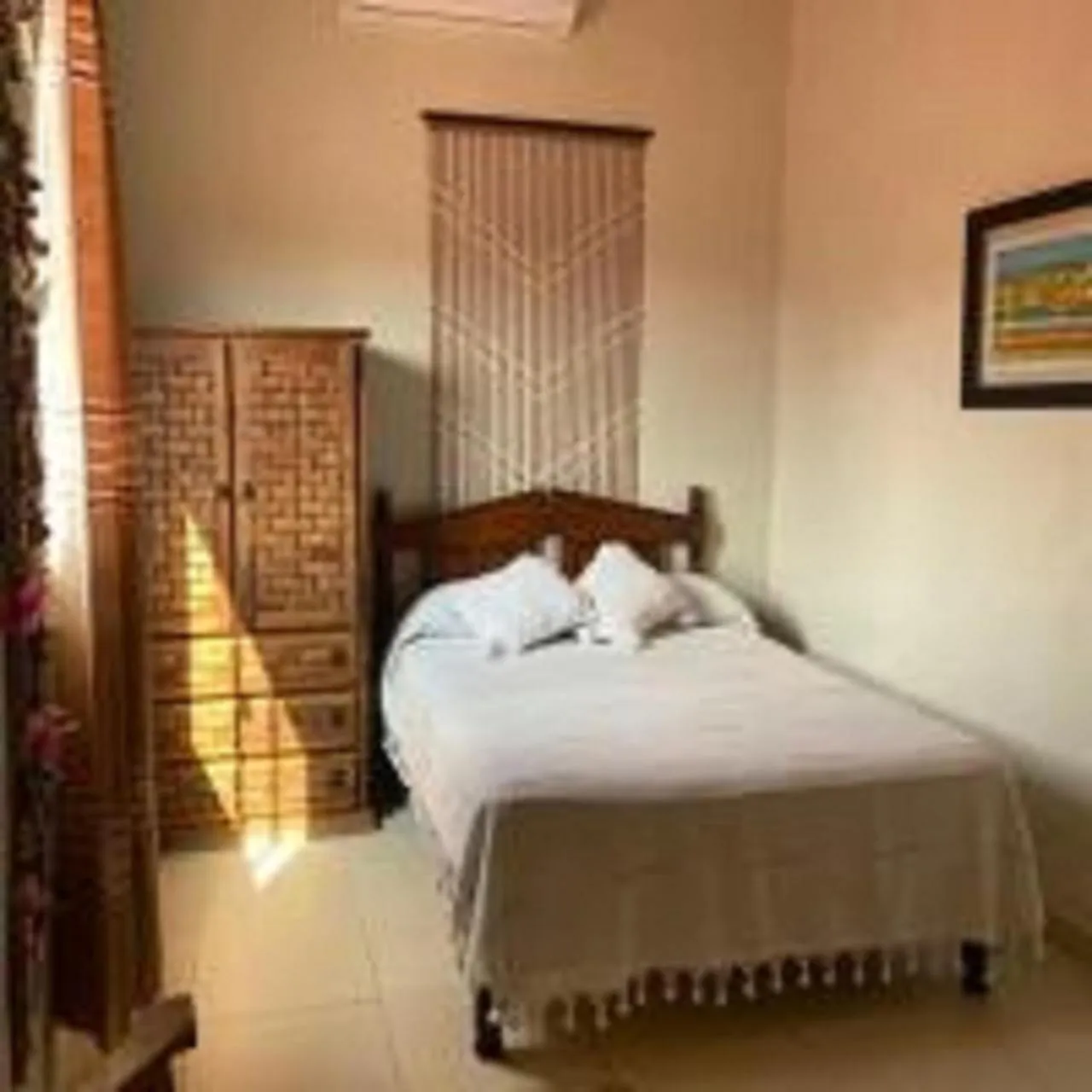 Bed in Grann Posada Xilitla