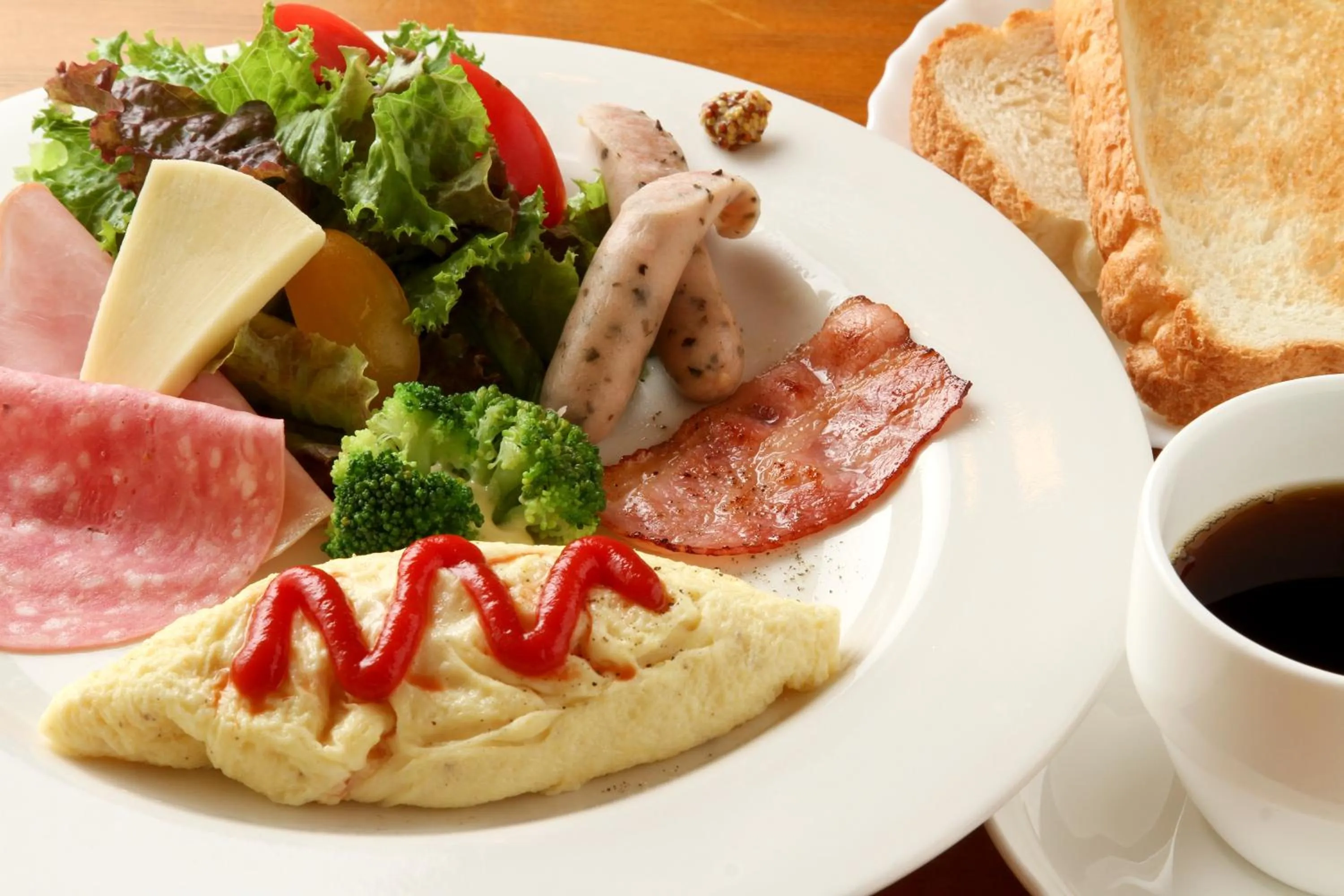 American breakfast in Forestlodge Subaru