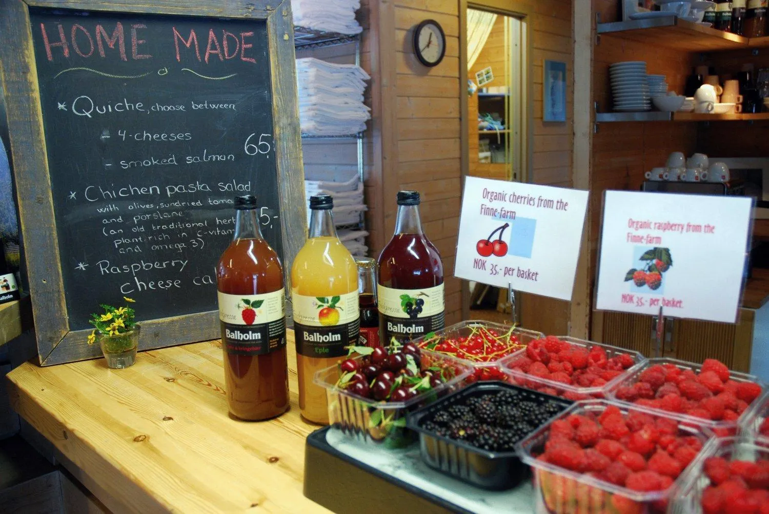 Food and drinks in Voss Vandrarheim Hostel