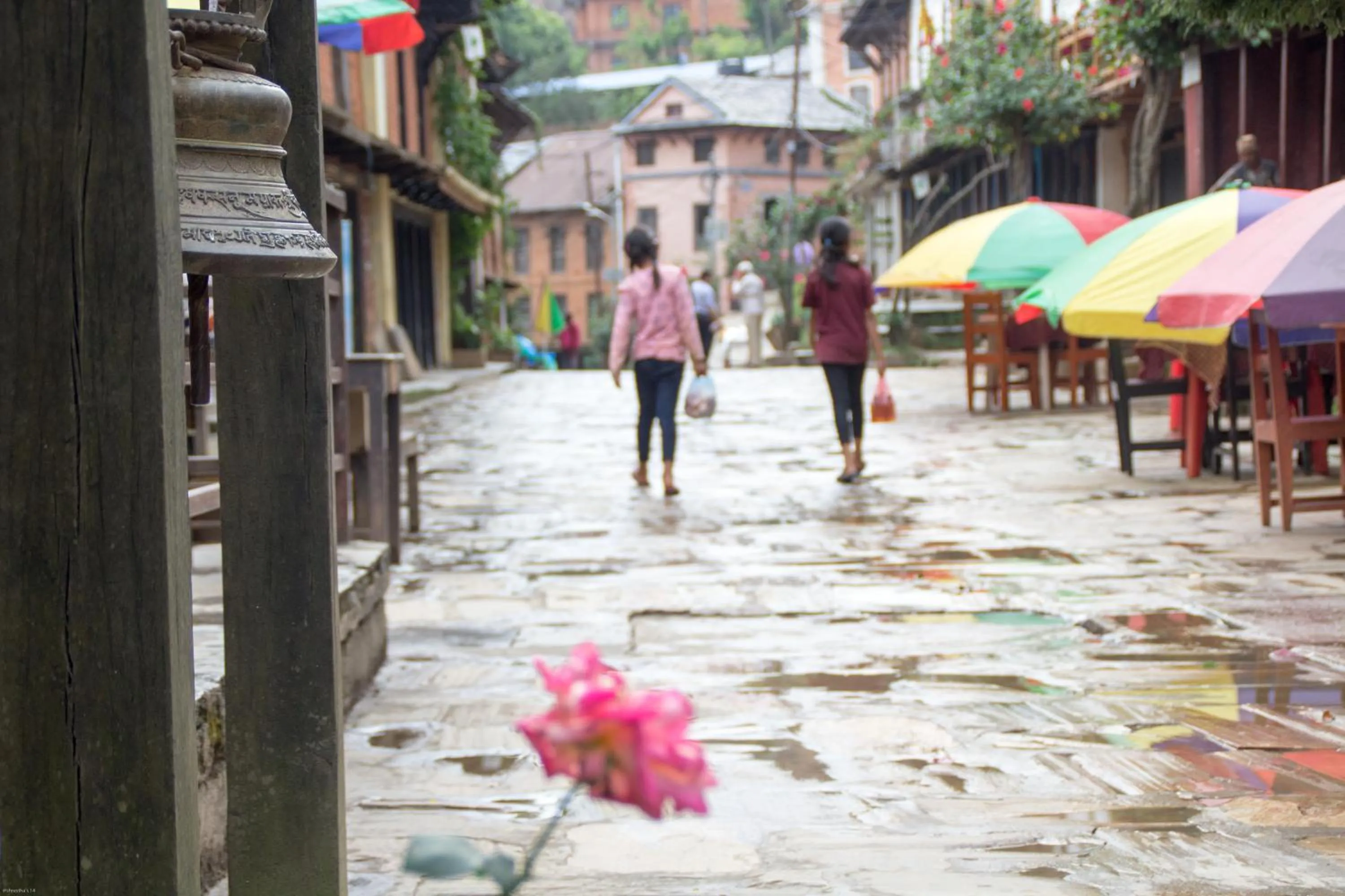 Street view in Bandipur Kaushi Inn