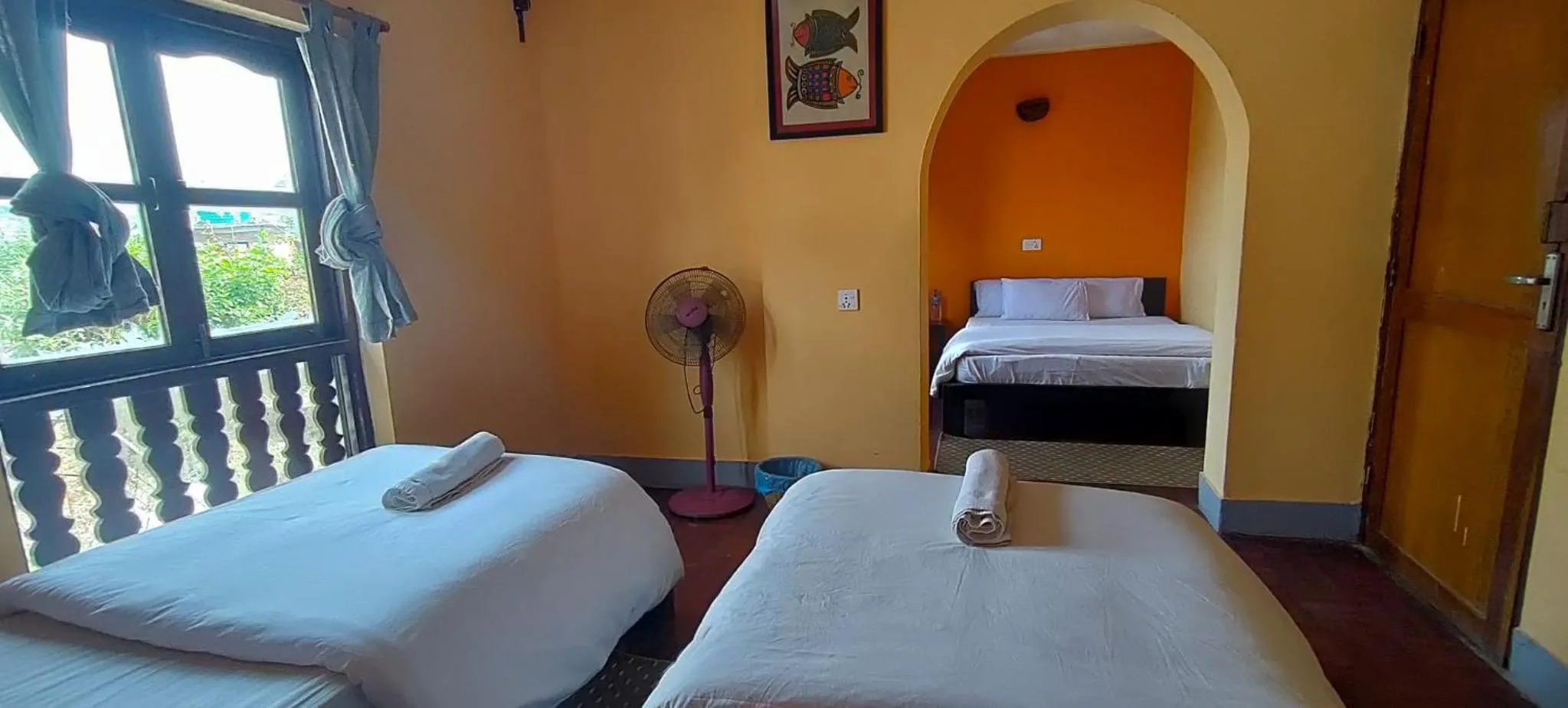 Bed in Bandipur Kaushi Inn