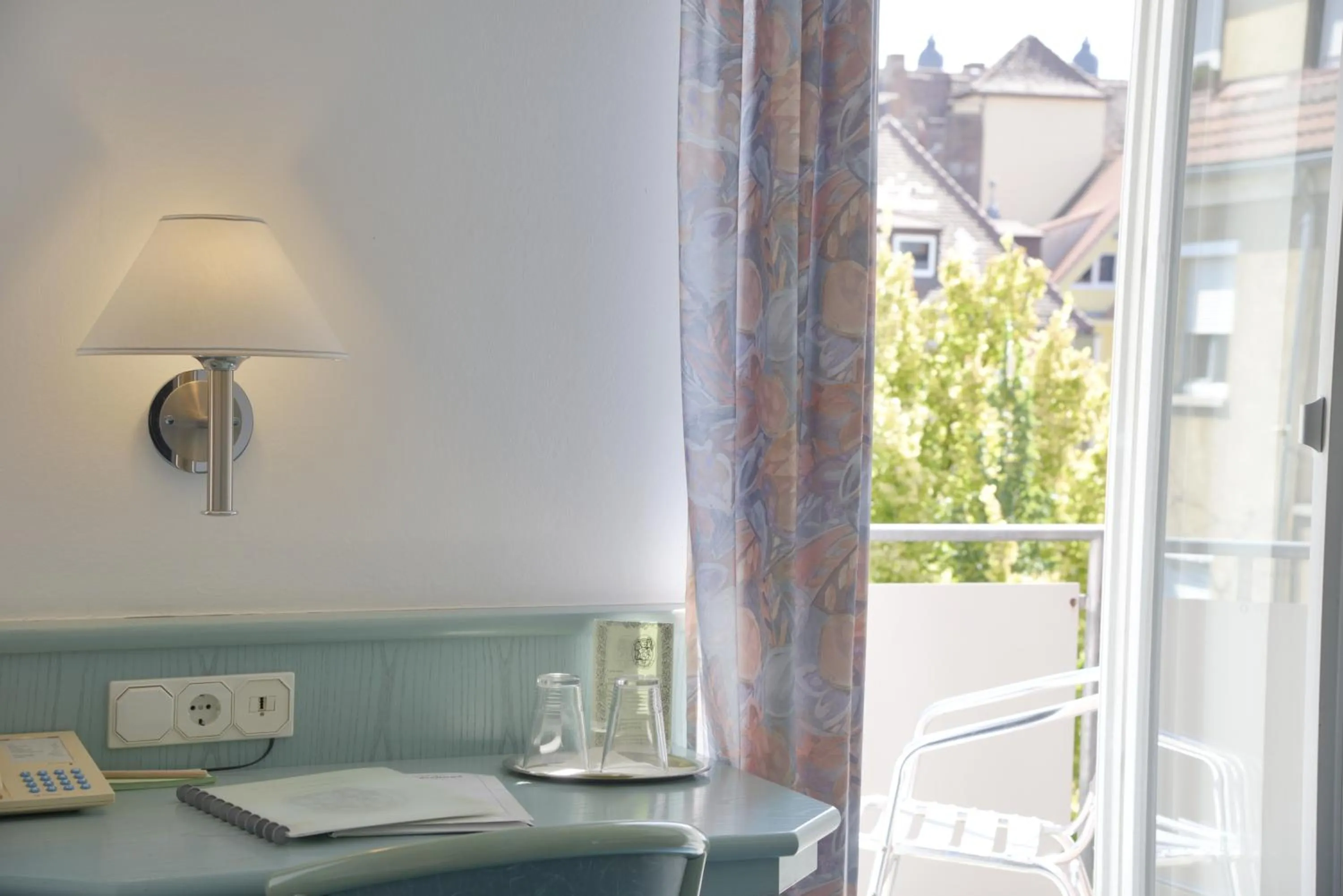 Patio in Hotel Till Eulenspiegel - Nichtrauchhotel - Garni