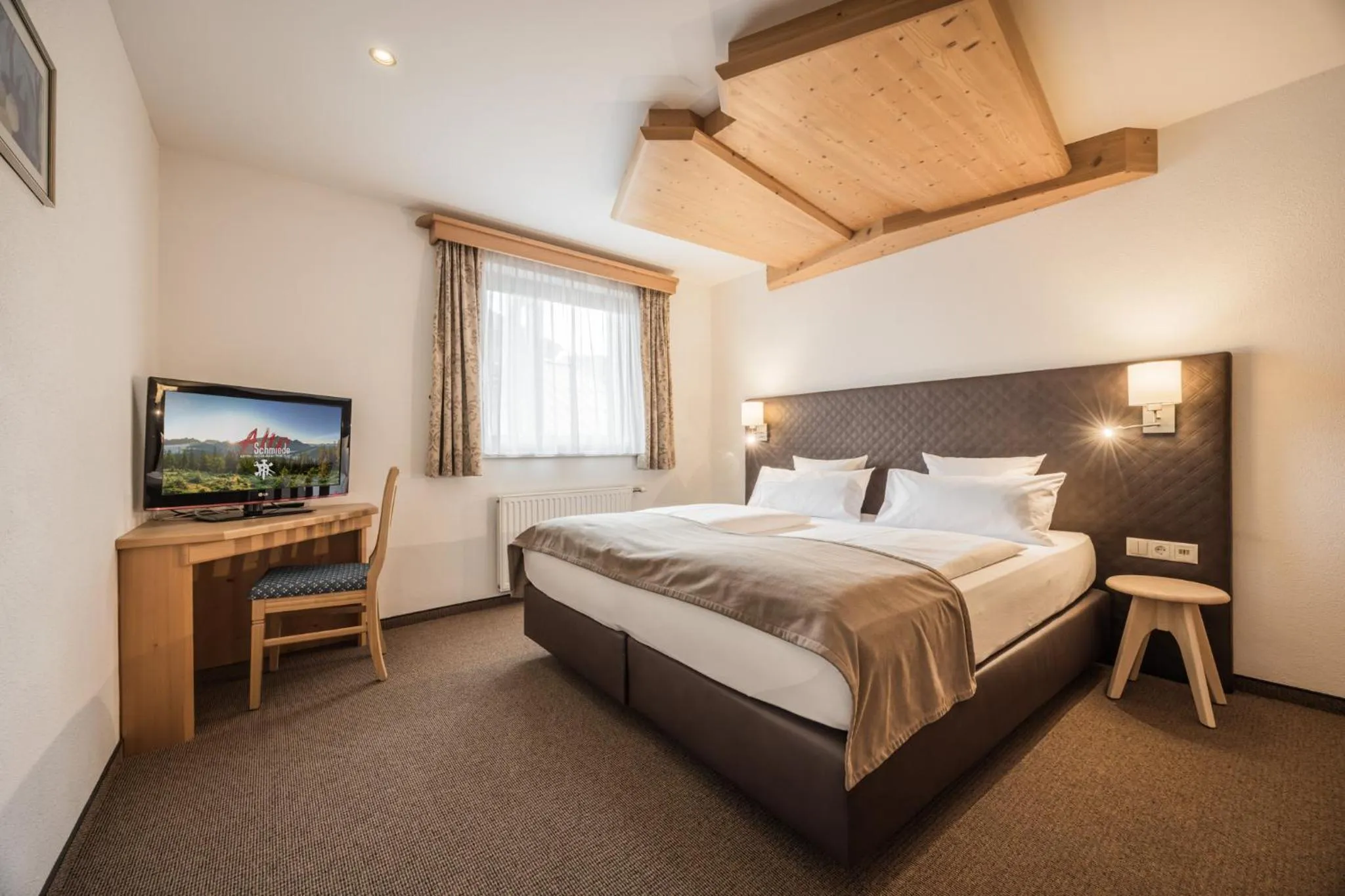 Bedroom, Bed in Alte Schmiede Hiltpolt