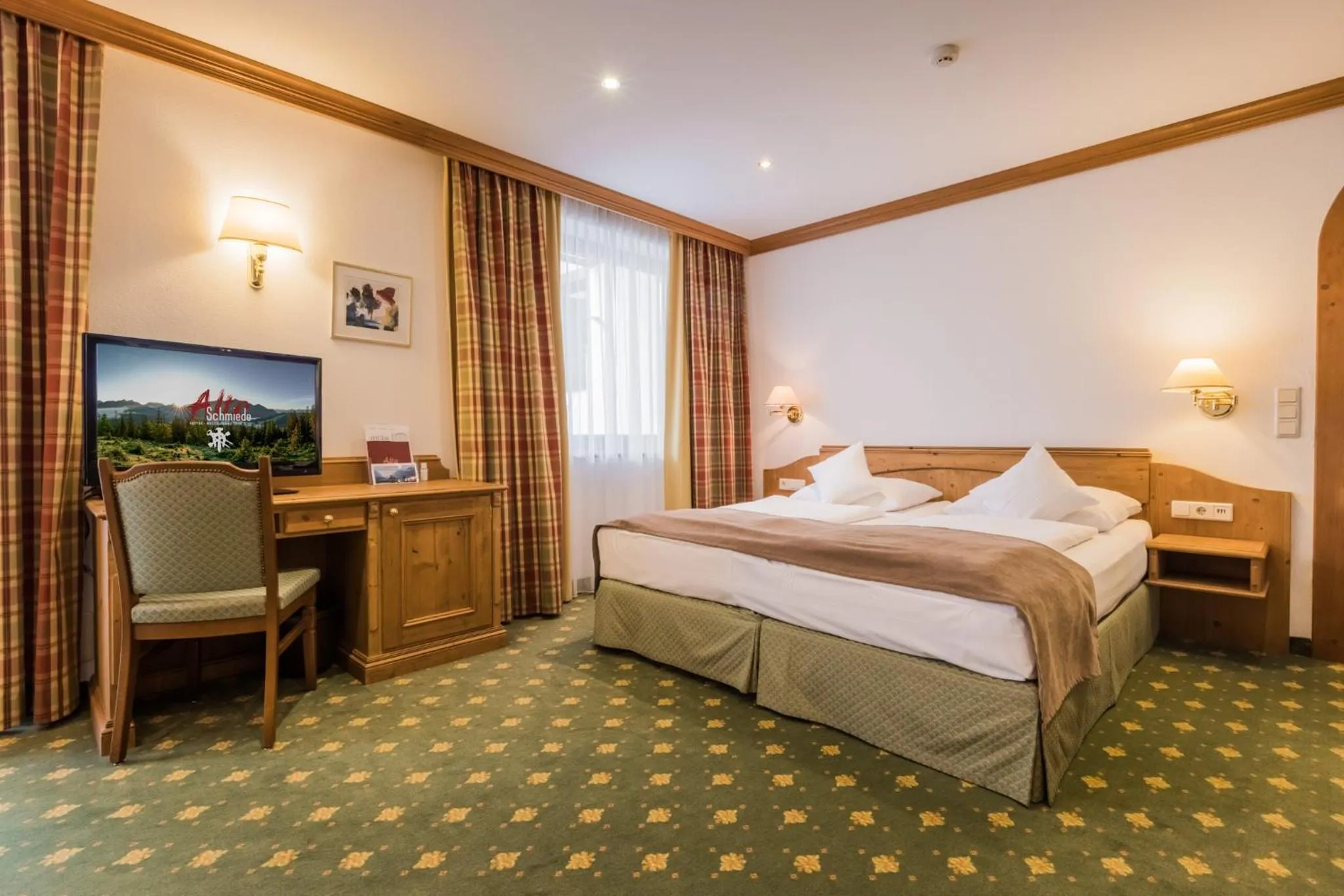 Photo of the whole room, Bed in Alte Schmiede Hiltpolt