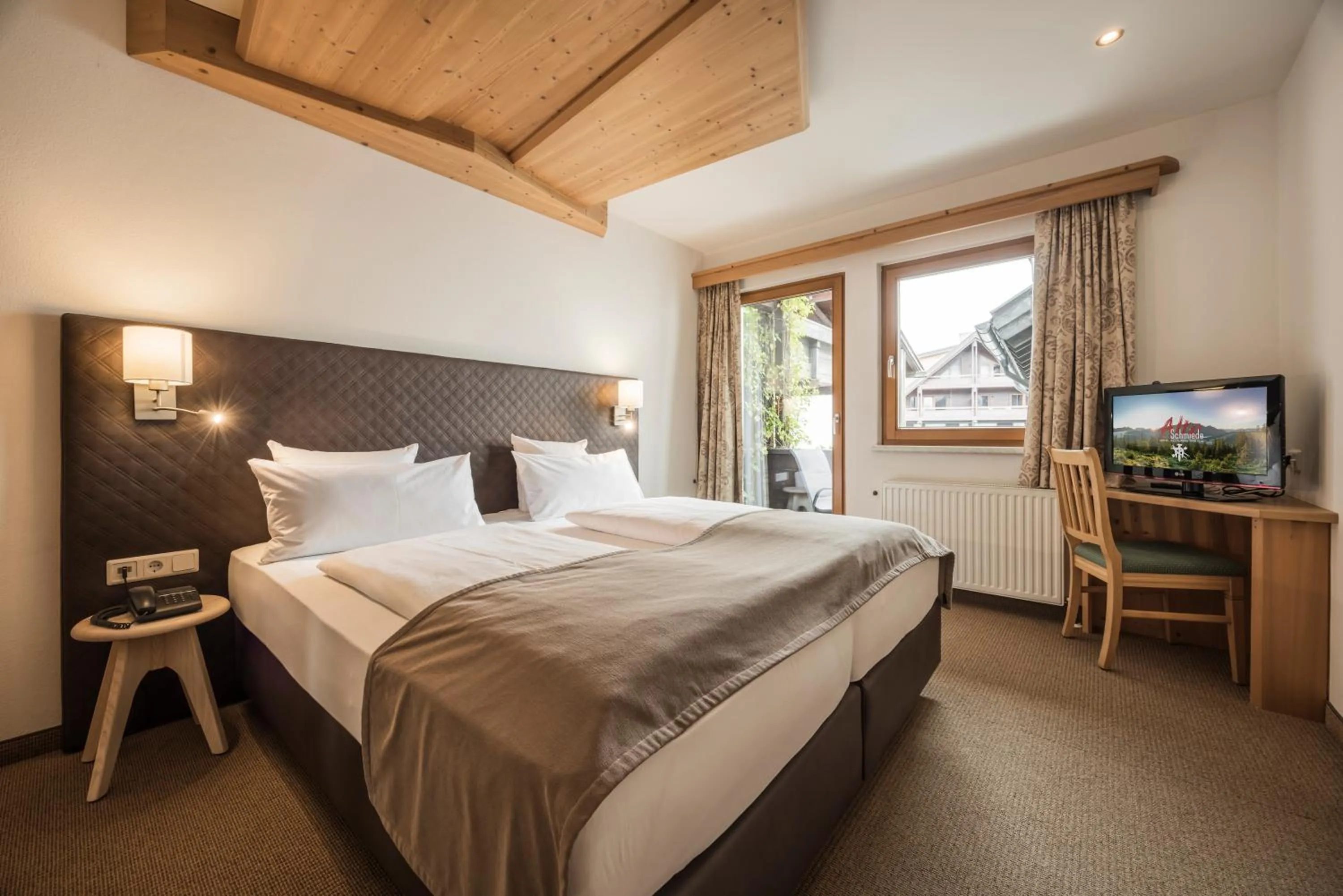 Bedroom, Bed in Alte Schmiede Hiltpolt