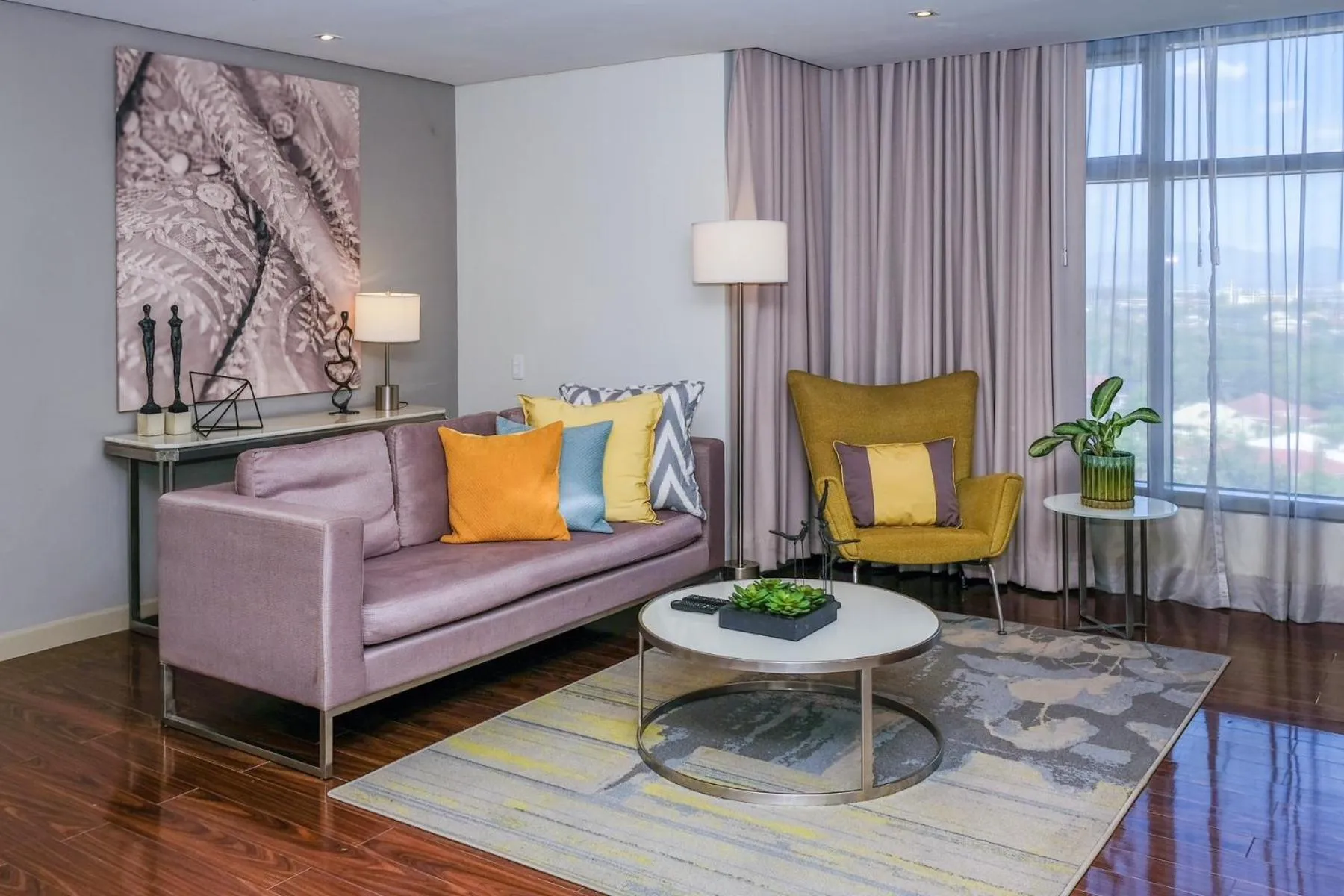 Living room in Citadines Millennium Ortigas Manila