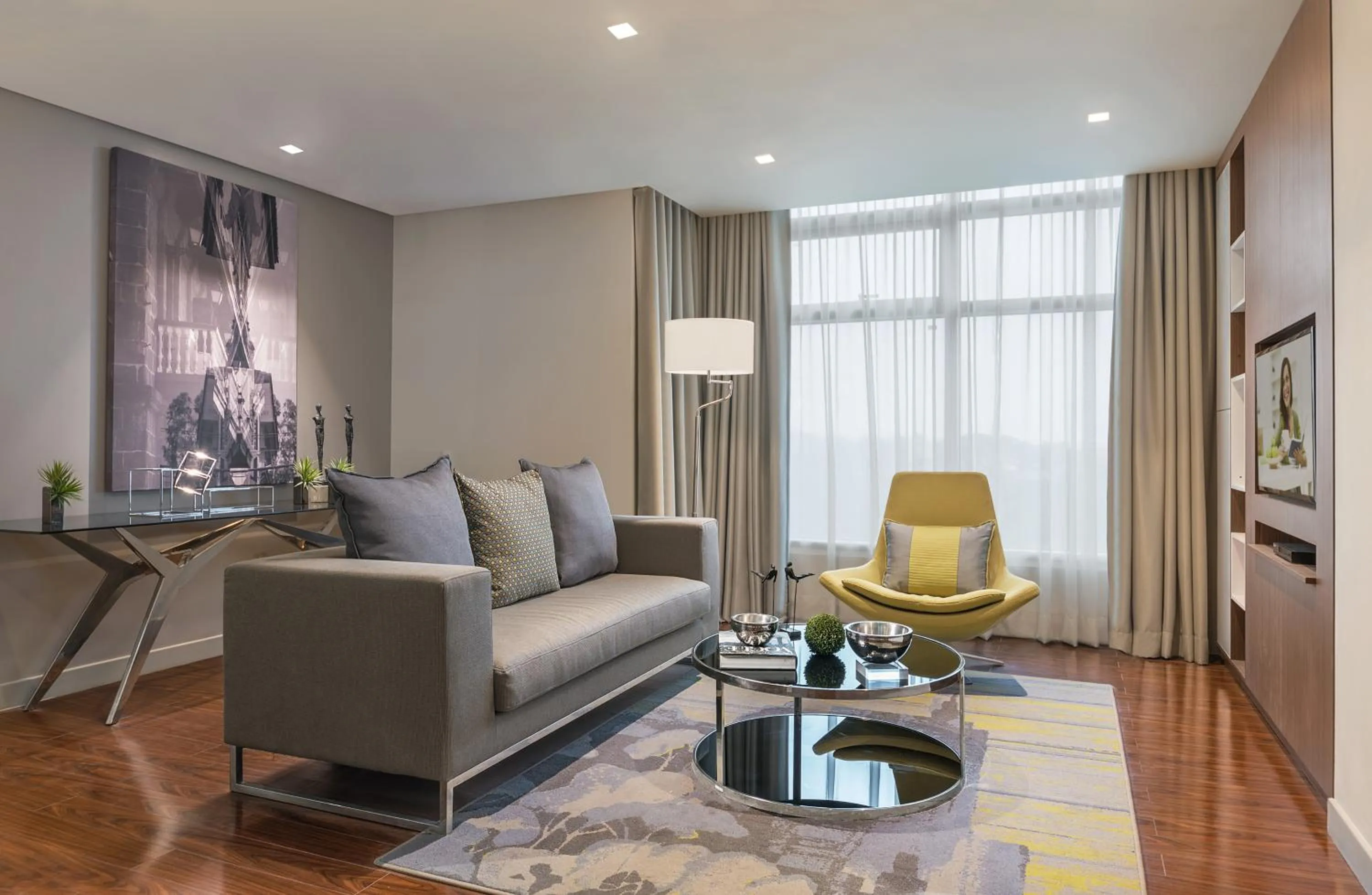 Living room in Citadines Millennium Ortigas Manila