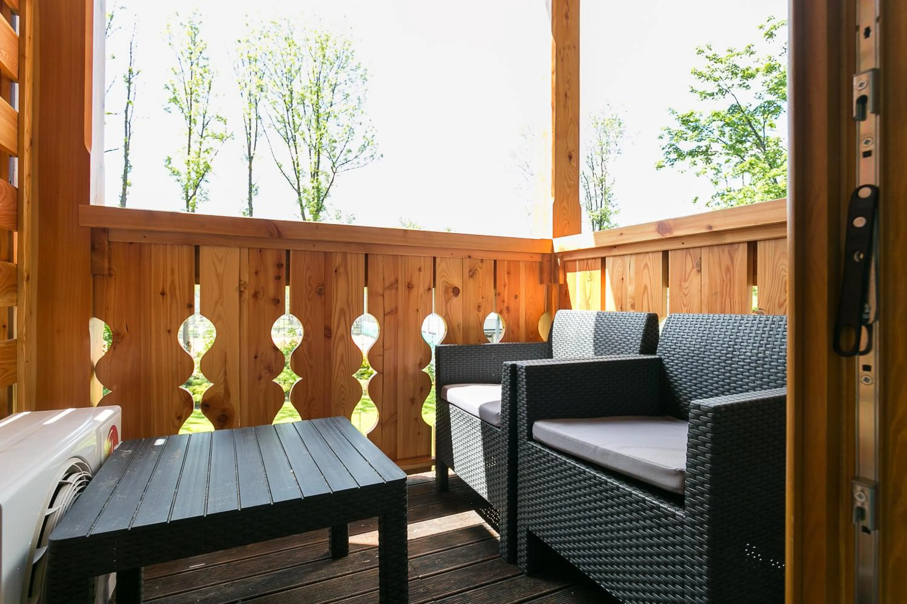 Balcony/Terrace in Giewont Krupówki SPA