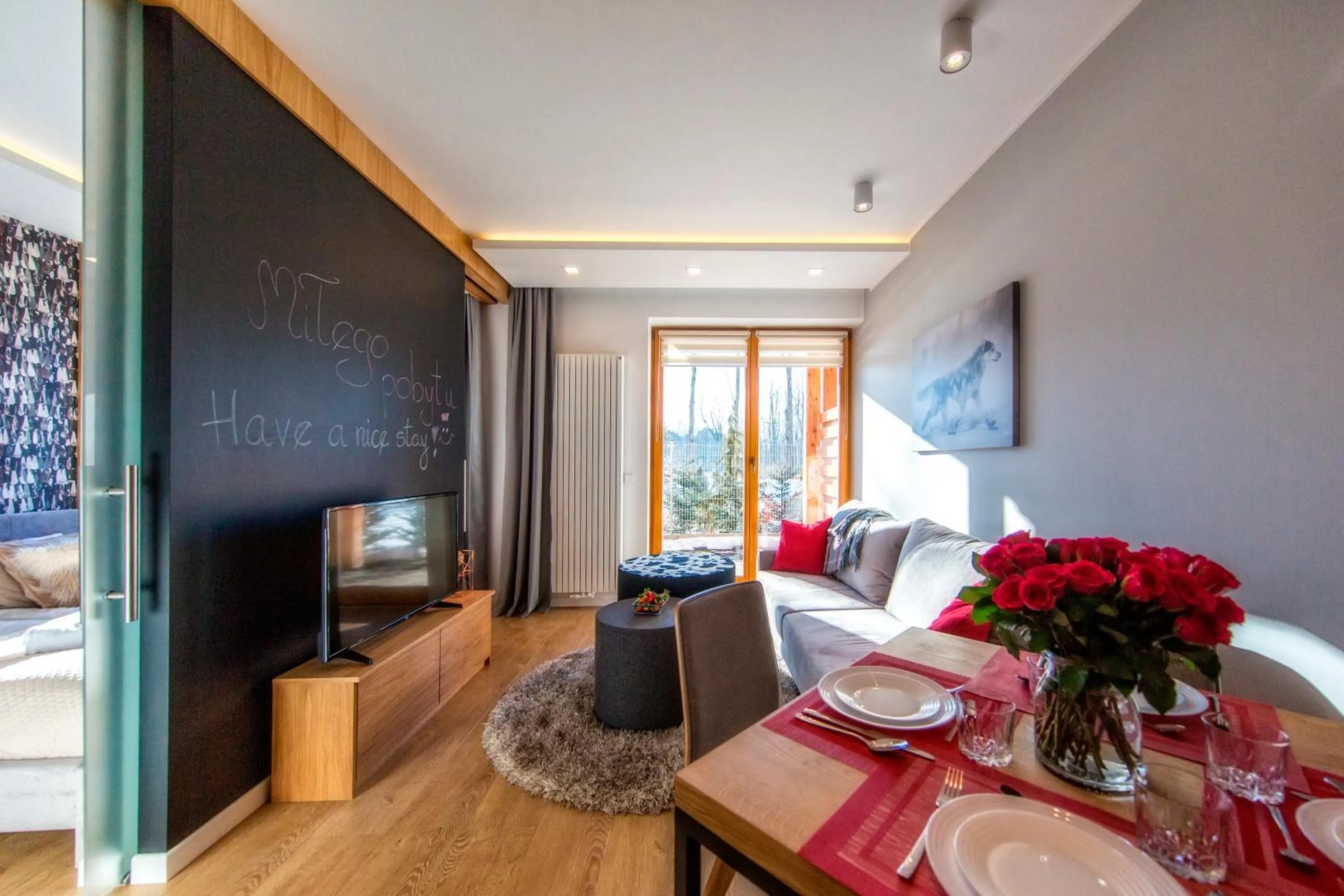 Living room in Giewont Krupówki SPA