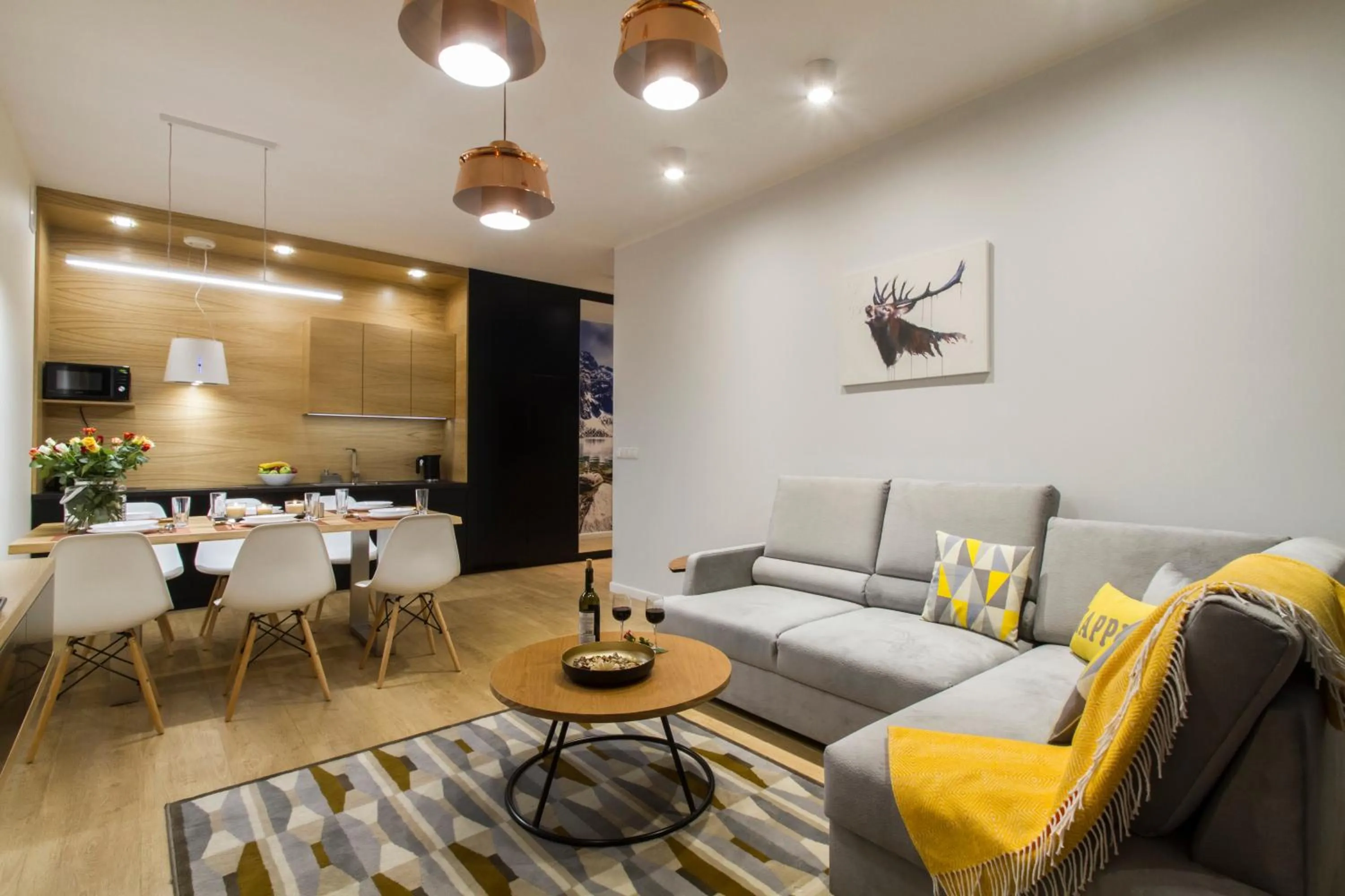 Living room in Giewont Krupówki SPA