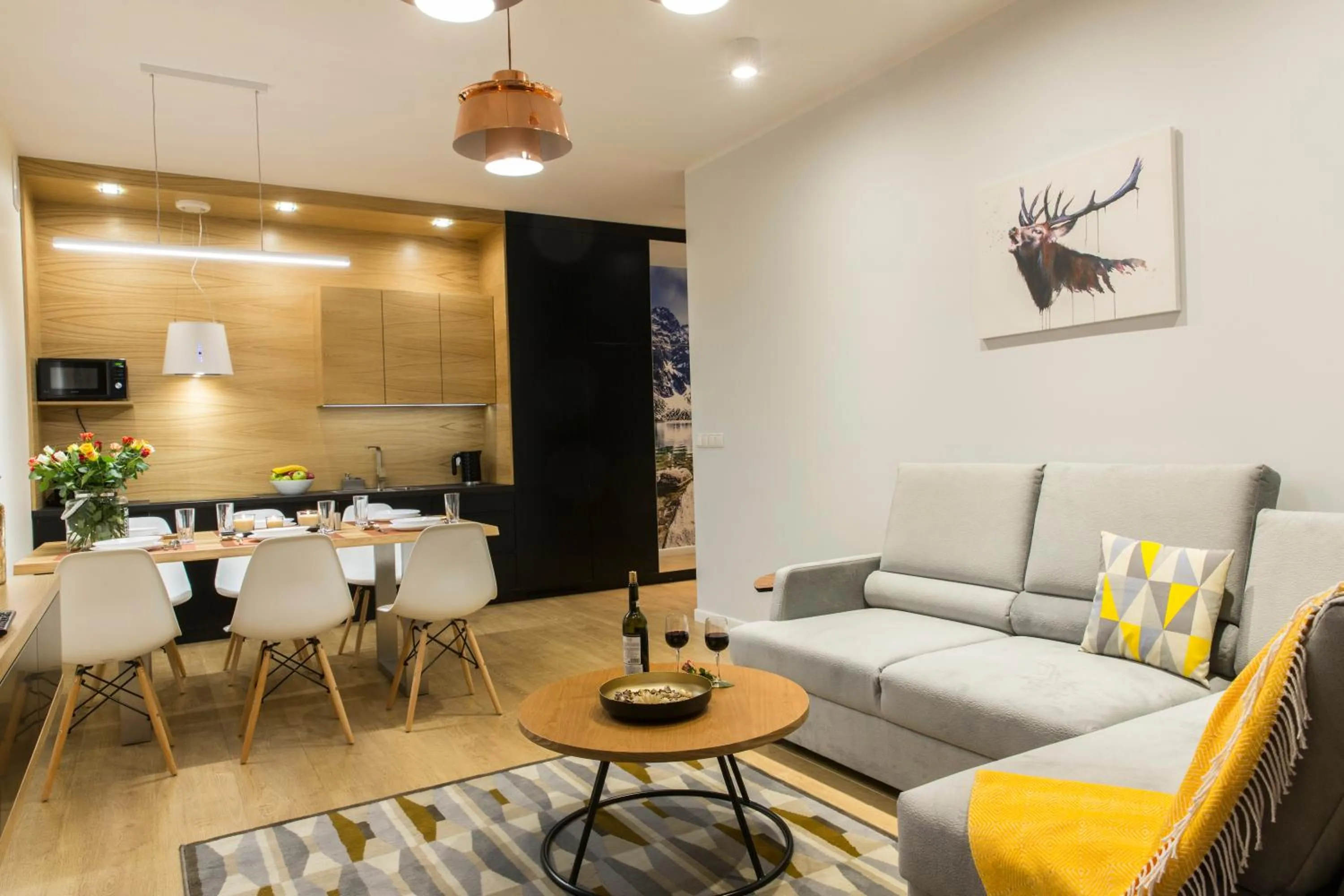 Living room in Giewont Krupówki SPA