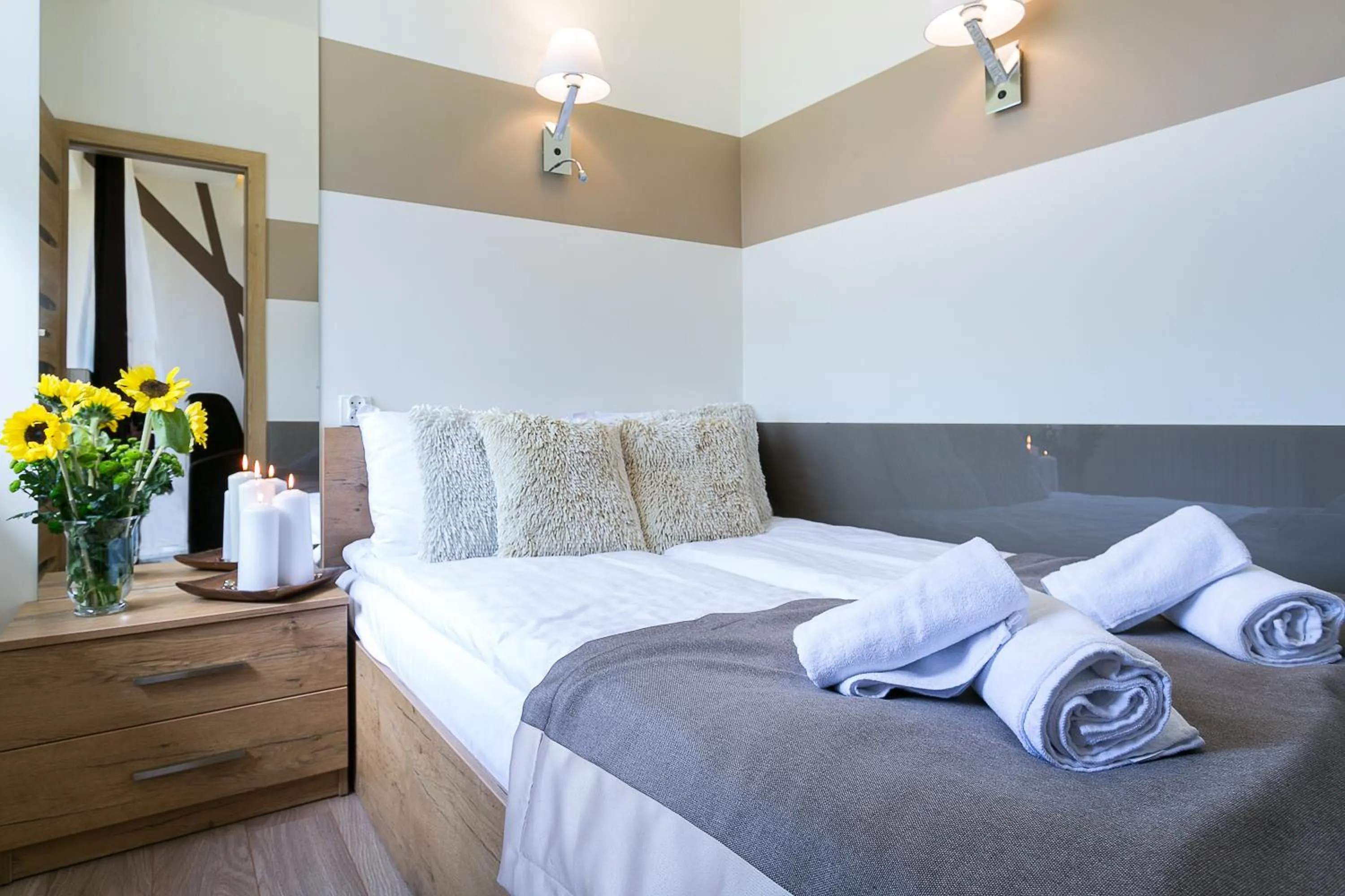 Bedroom, Bed in Giewont Krupówki SPA